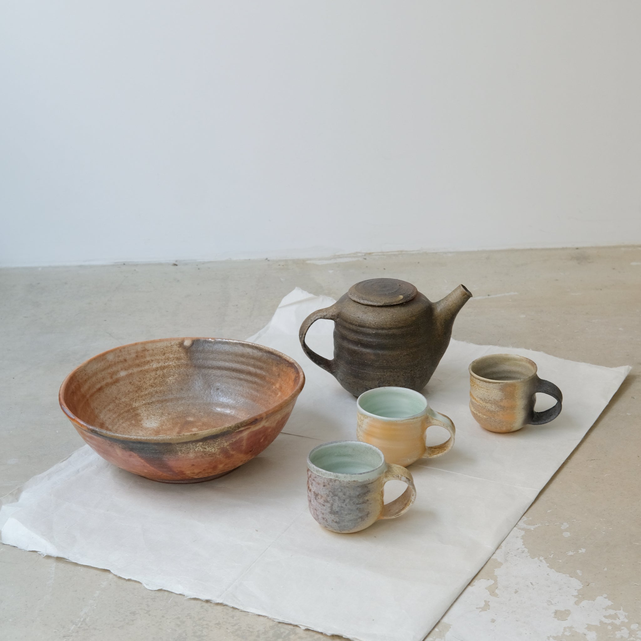 Théière en grès cuisson bois 1L - Terre Brute de Maud Thiefaine chez Brutal Ceramics