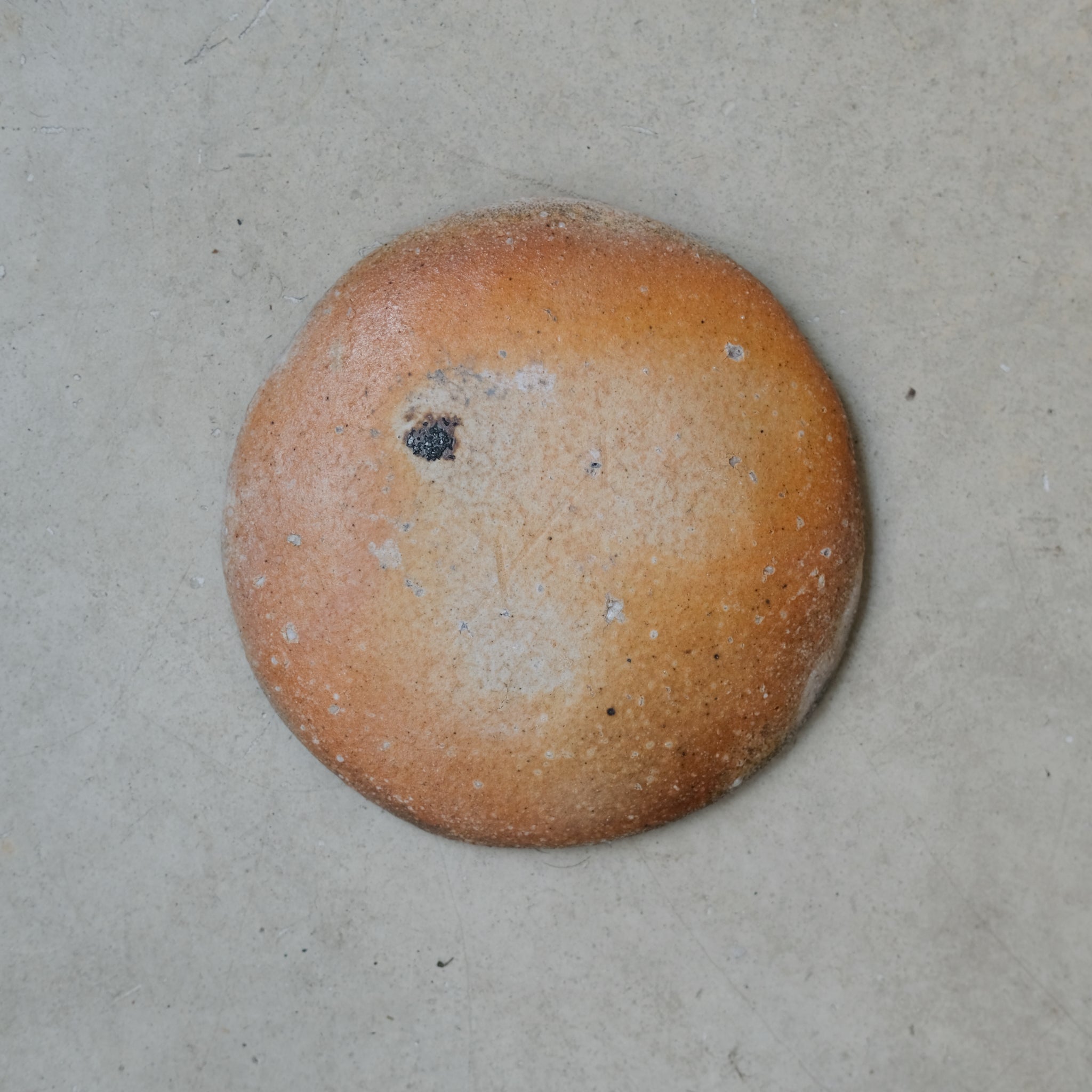 Assiette en grès Yakishime D 12cm - 01 du Yoji Yamada chez Brutal Ceramics