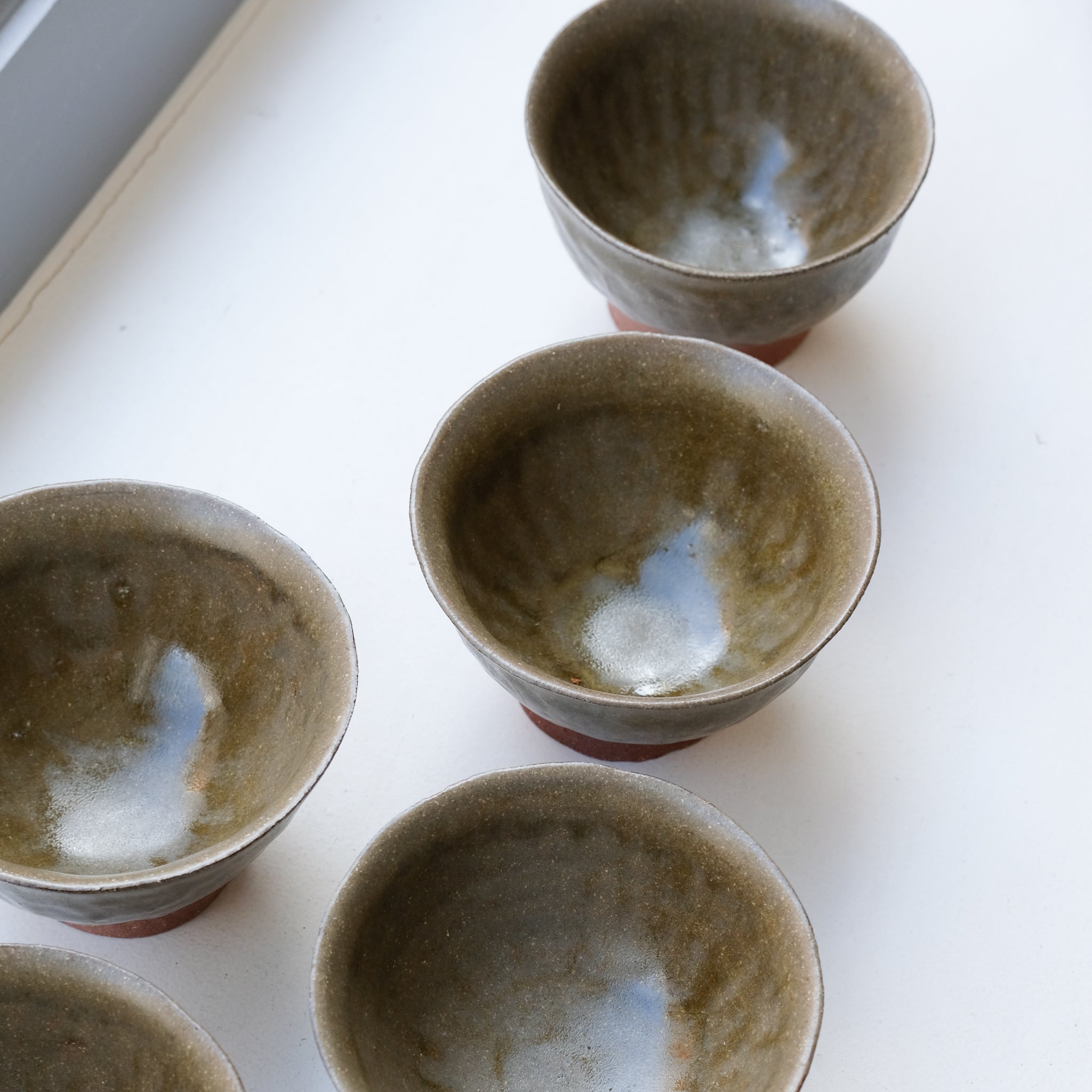 Bol en grès D 12cm - Vert Satiné de La Poterie du Chaillou chez Brutal Ceramics