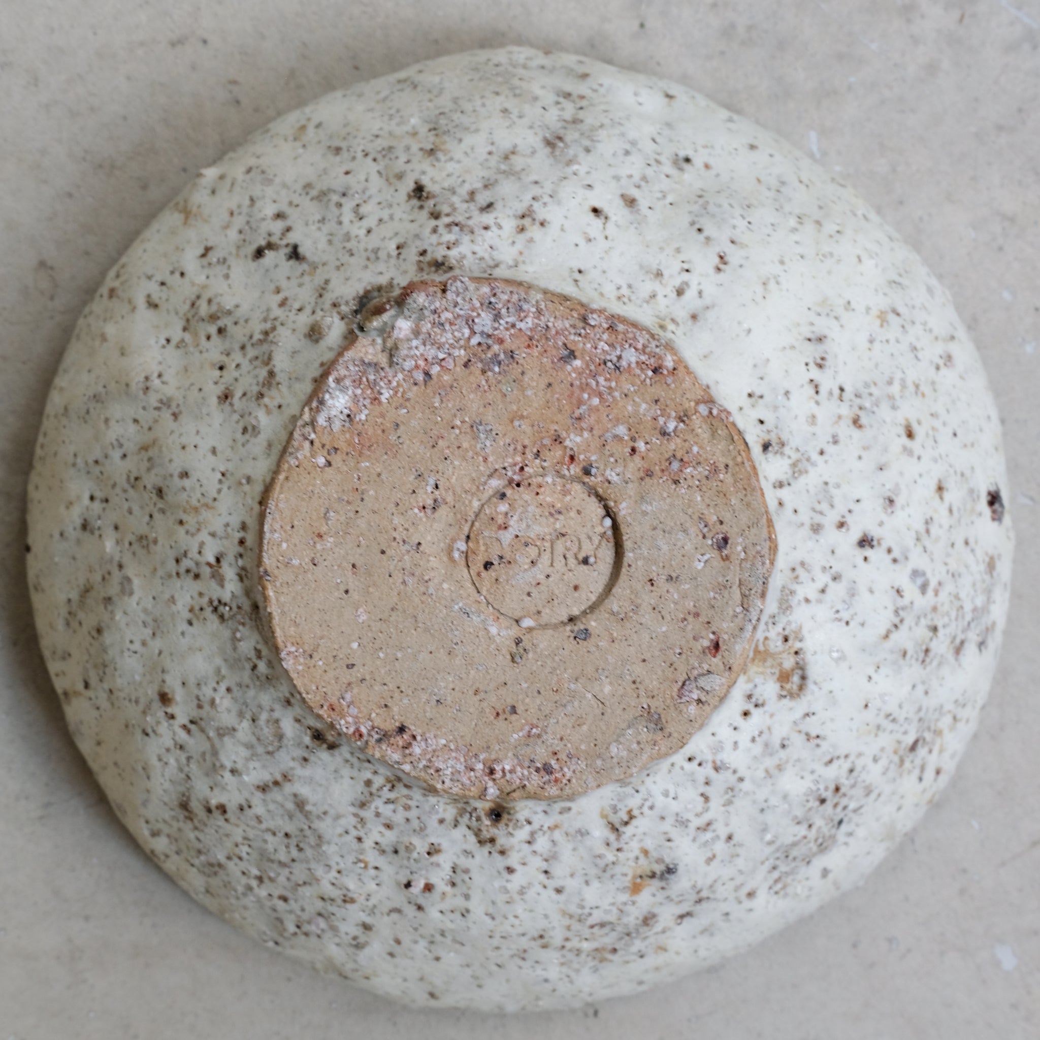 Bol en terre glanée D18,5cm - Blanc Beige par Potry chez Brutal Ceramics