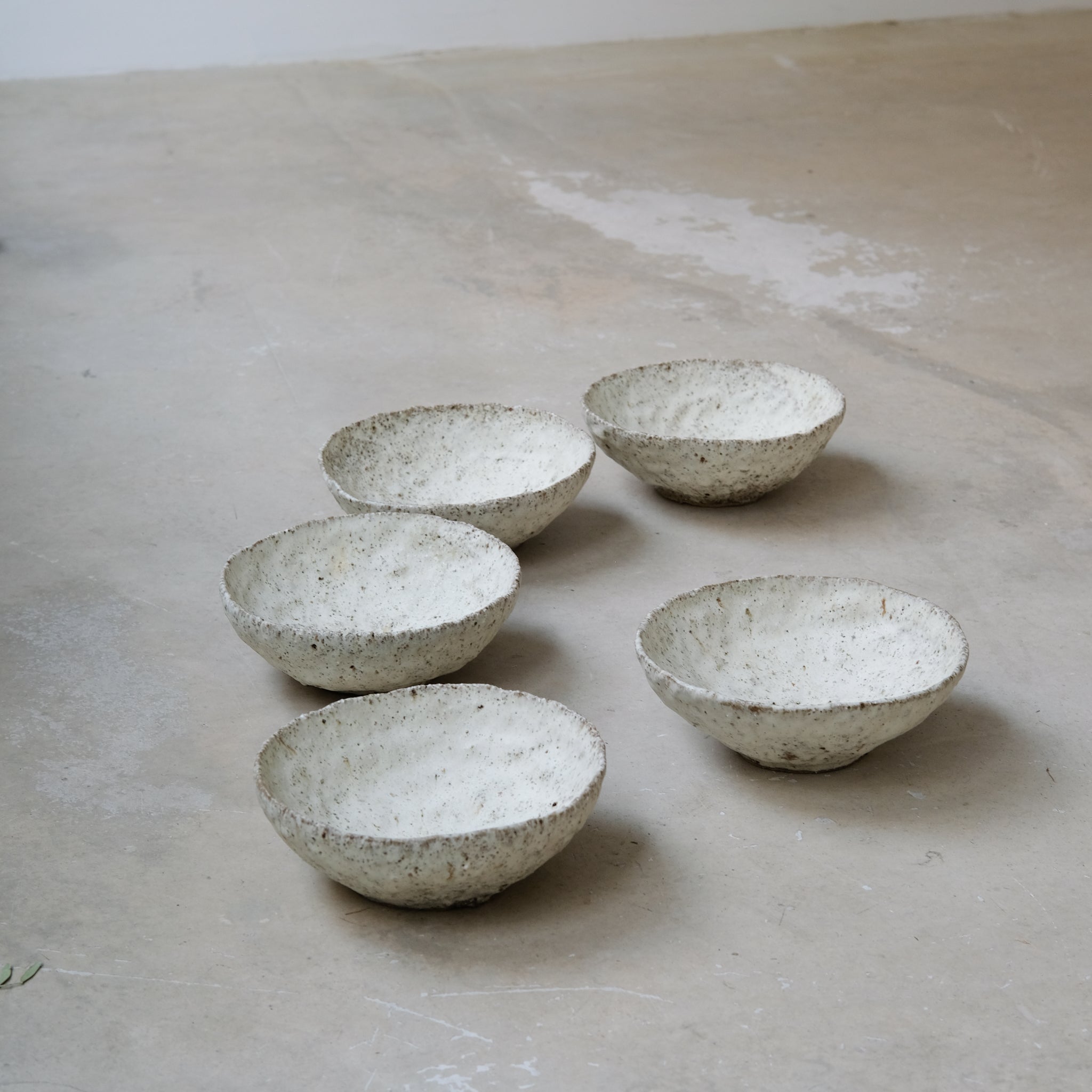Bol en terre glanée D18,5cm - Blanc Beige par Potry chez Brutal Ceramics