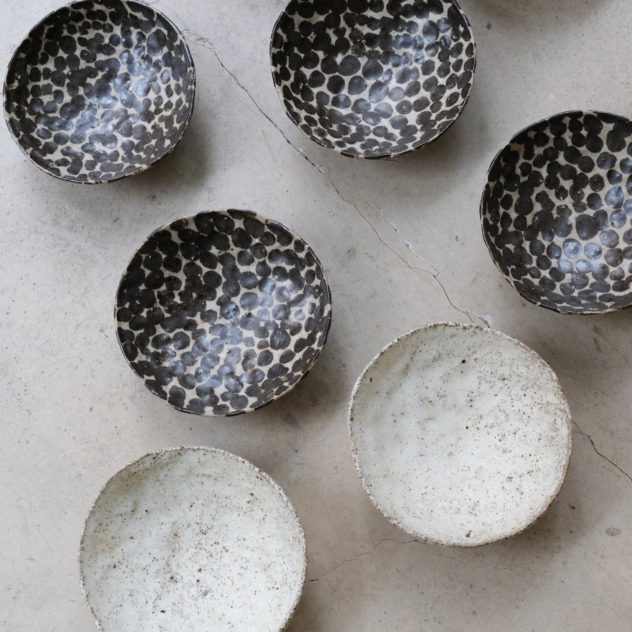 Bol en terre glanée D18,5cm - Blanc Beige par Potry chez Brutal Ceramics