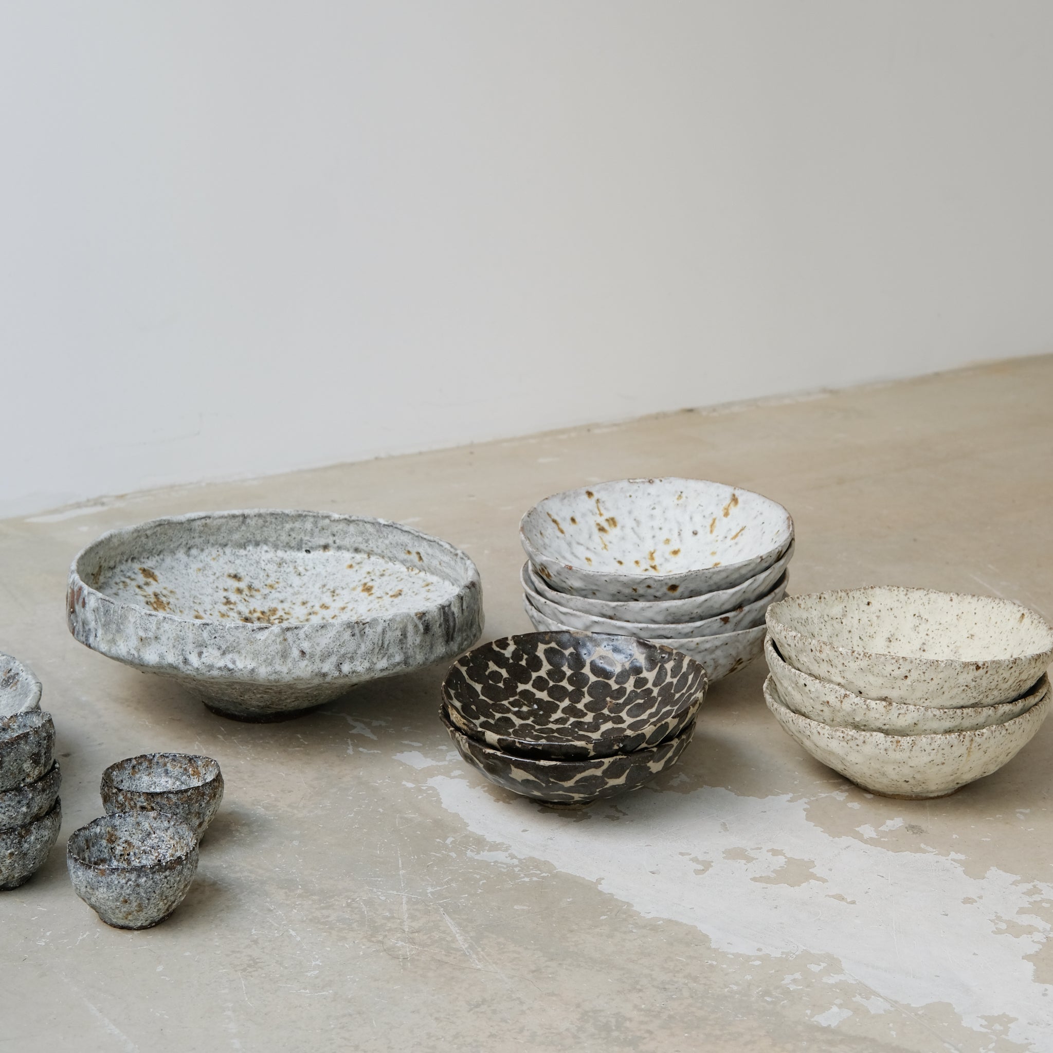Bol en terre glanée D18,5cm - Blanc Beige par Potry chez Brutal Ceramics