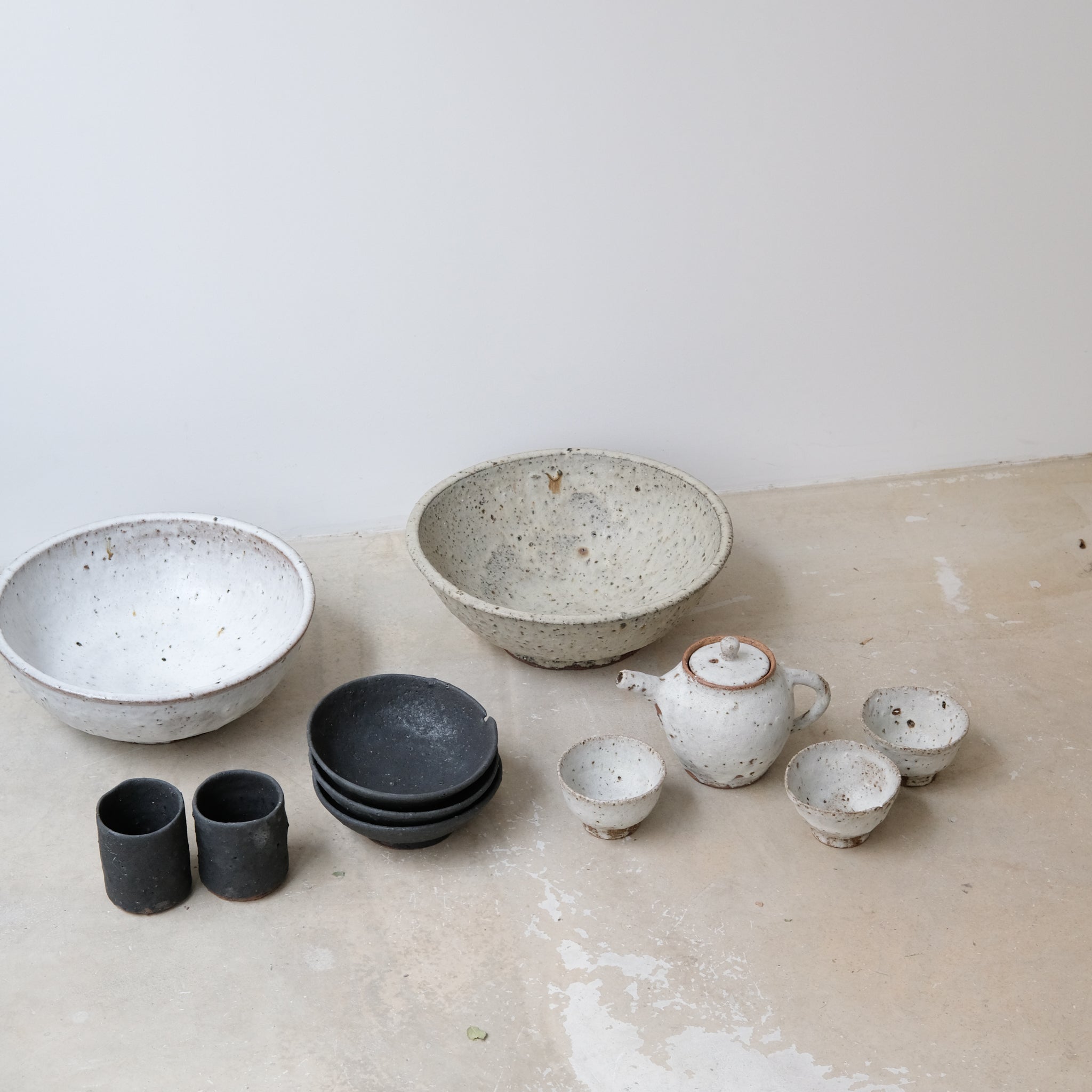 tasse en terre d'aizenay 120ml - blanc mat de Benoit Audureau chez Brutal Ceramics