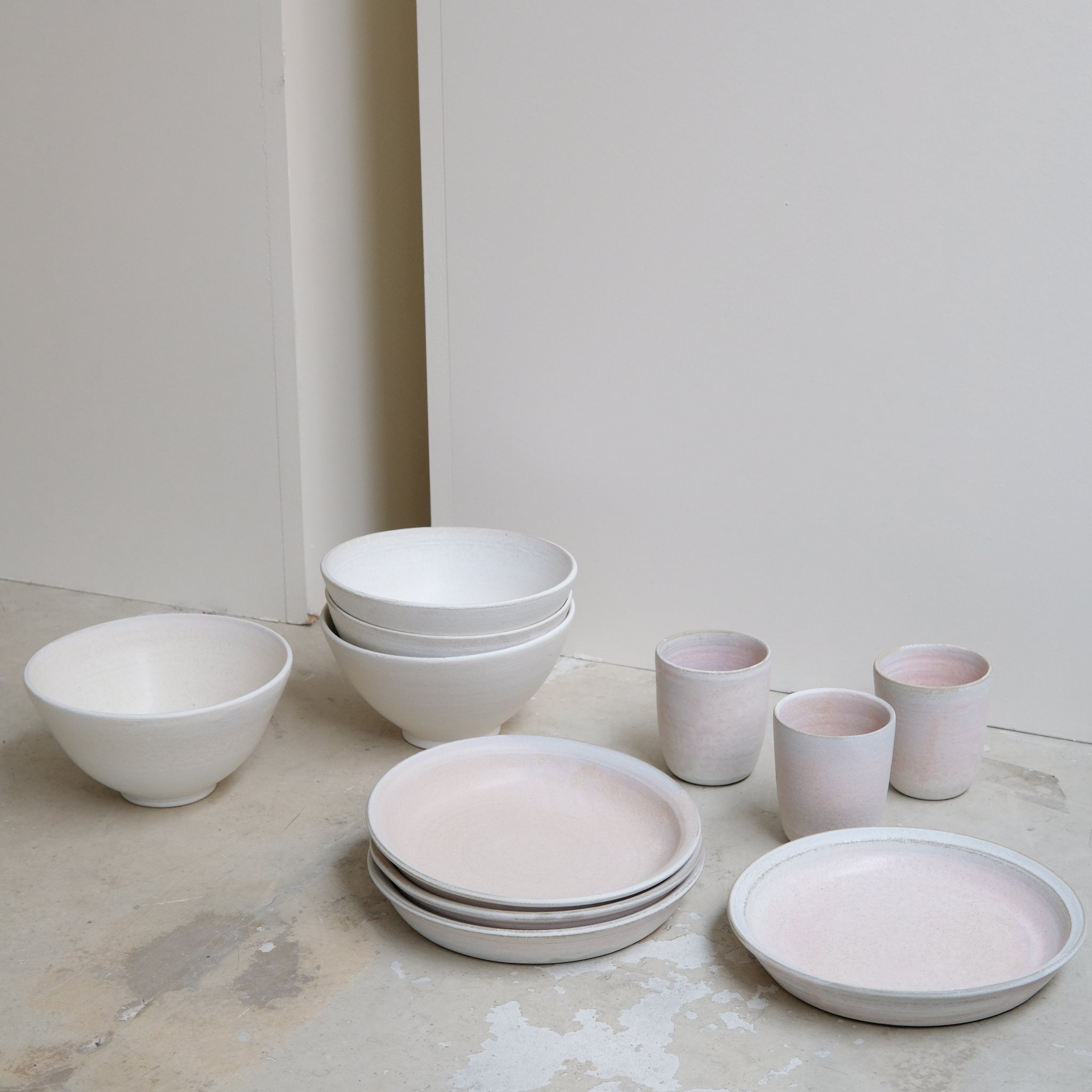 Tasse rose mat 210ml - de Hoji Ceramics chez Brutal Ceramics