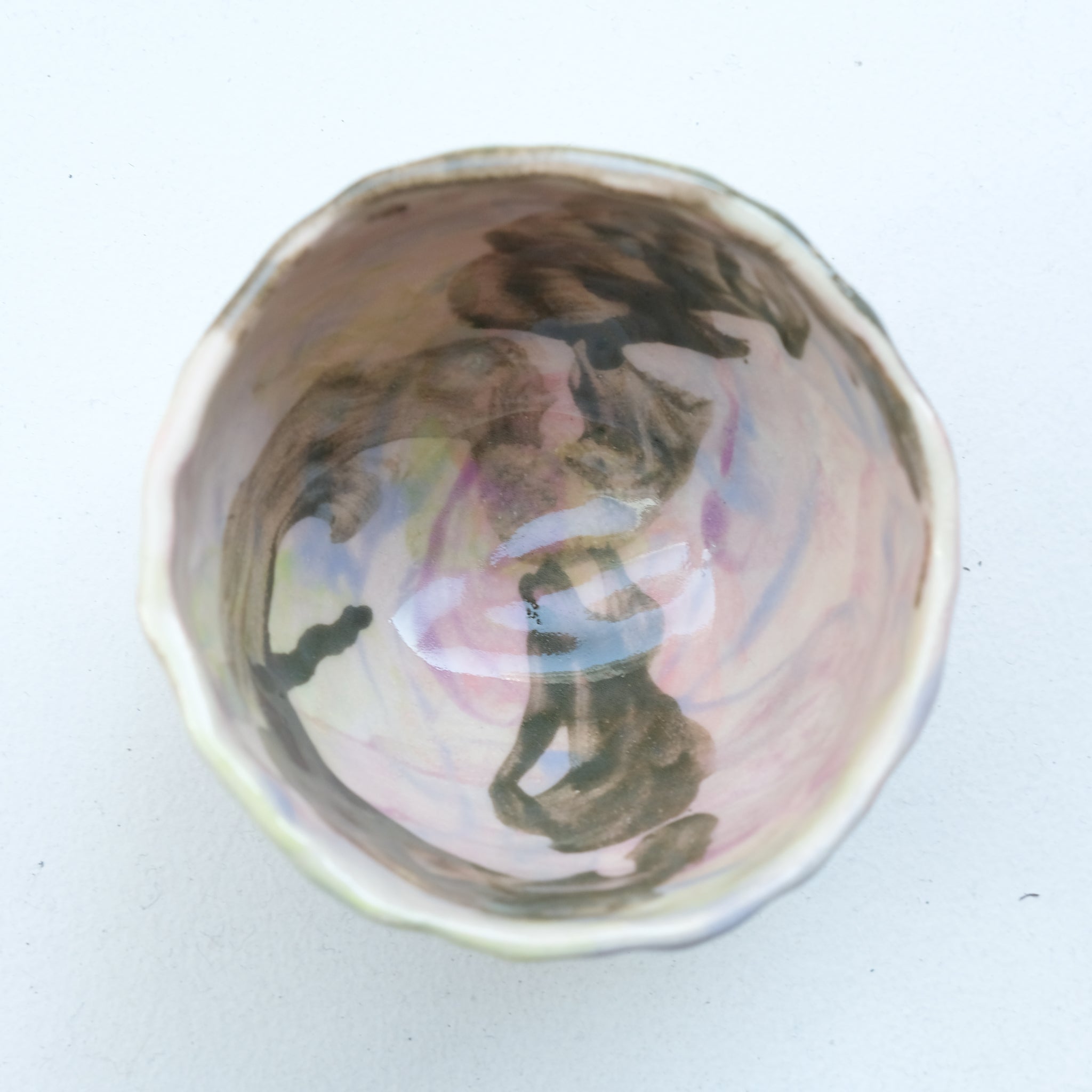 Tasse 01 en grès 180ml - multicolore de Camille Létoffé chez Brutal Ceramics