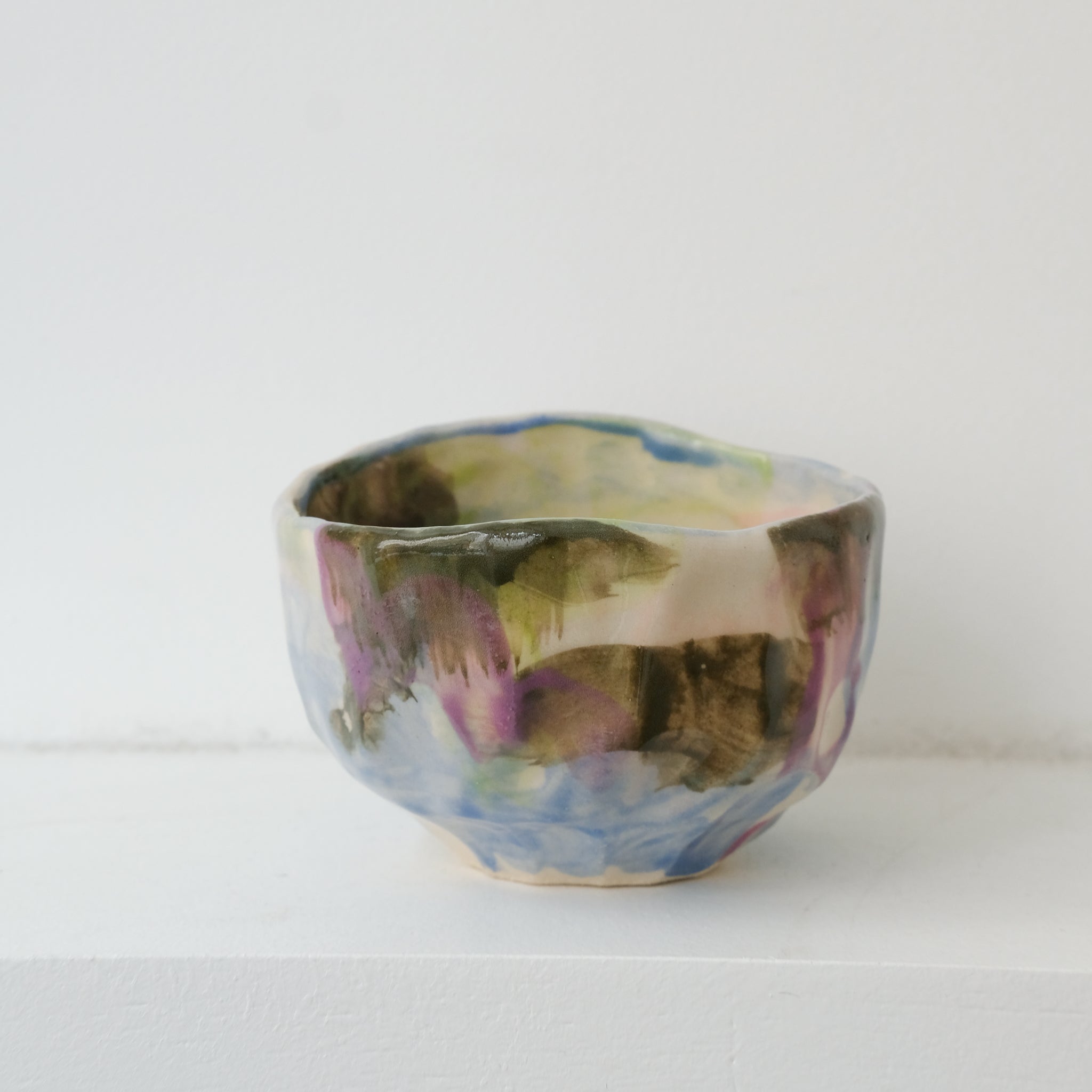 Tasse 06 en grès 180ml - multicolore de Camille Létoffé chez Brutal Ceramics