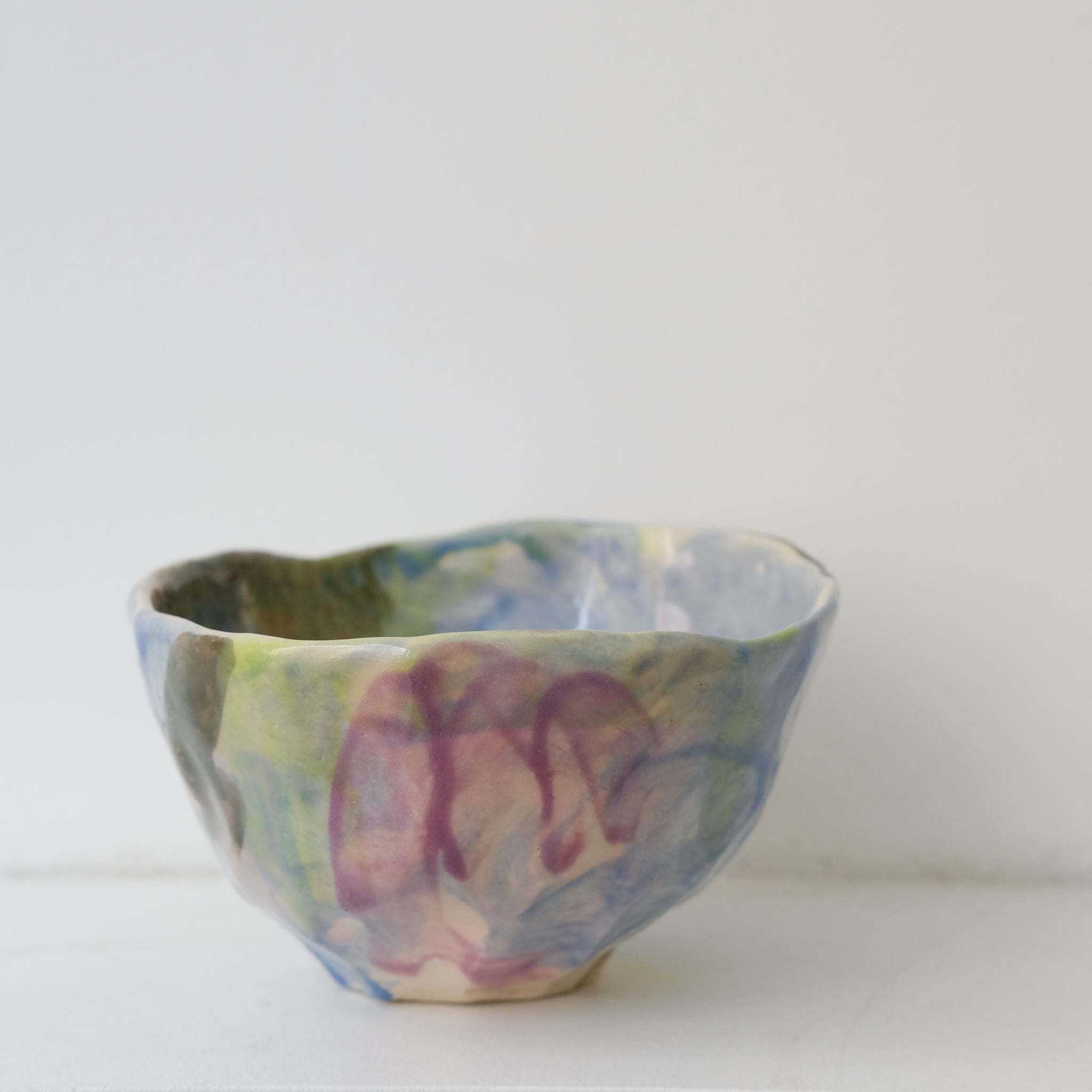 Tasse 07 en grès 180ml - multicolore de Camille Létoffé chez Brutal Ceramics