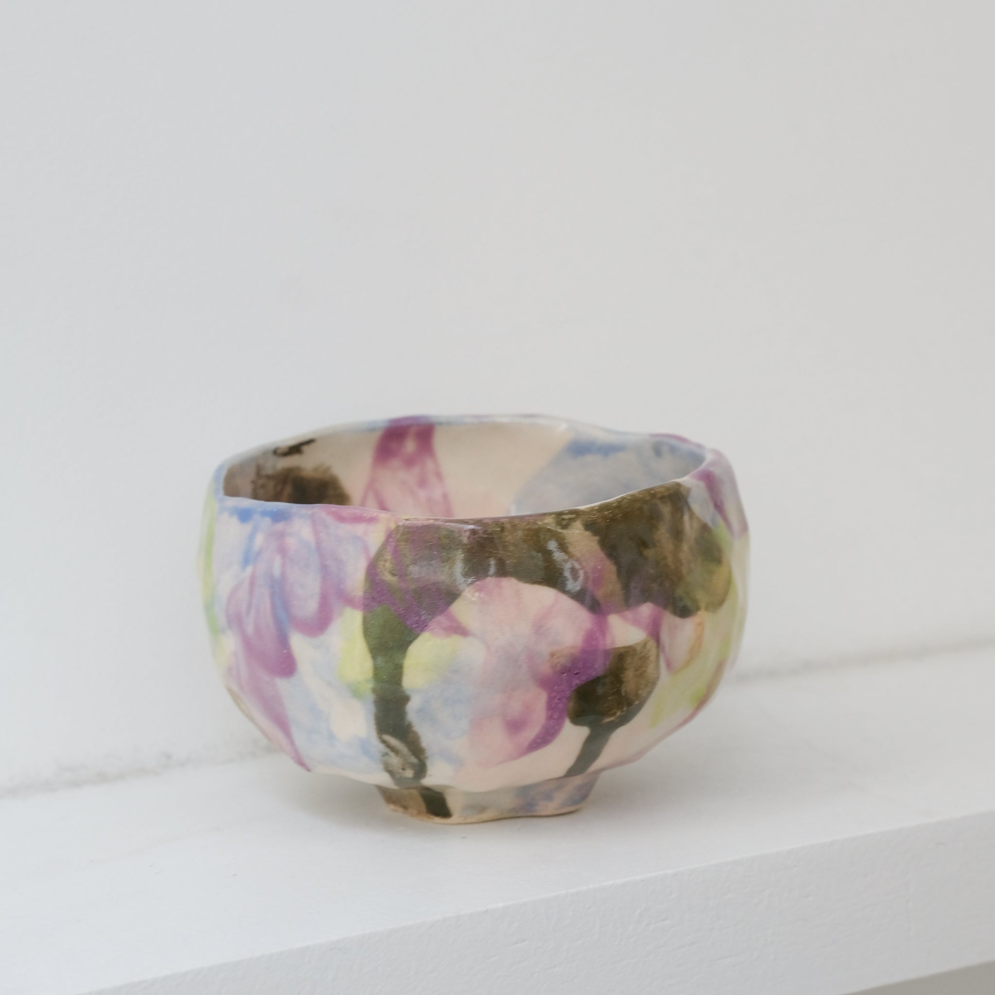 Tasse 08 en grès 180ml - multicolore de Camille Létoffé chez Brutal Ceramics