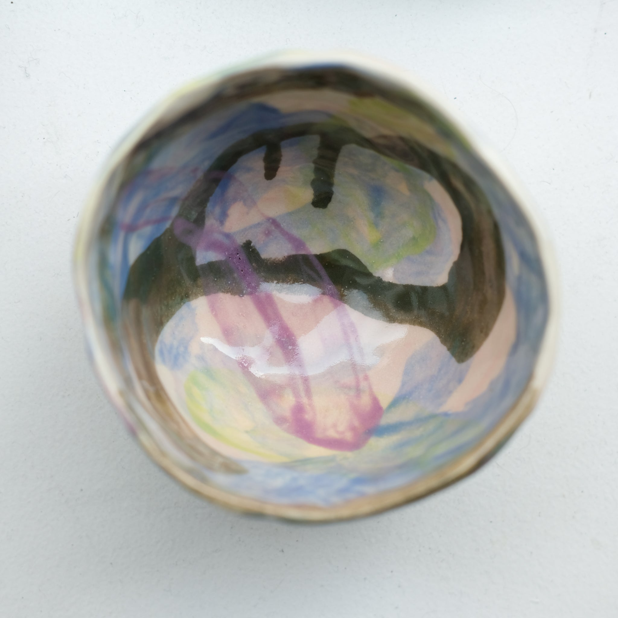 Tasse 10 en grès 180ml - multicolore de Camille Létoffé chez Brutal Ceramics