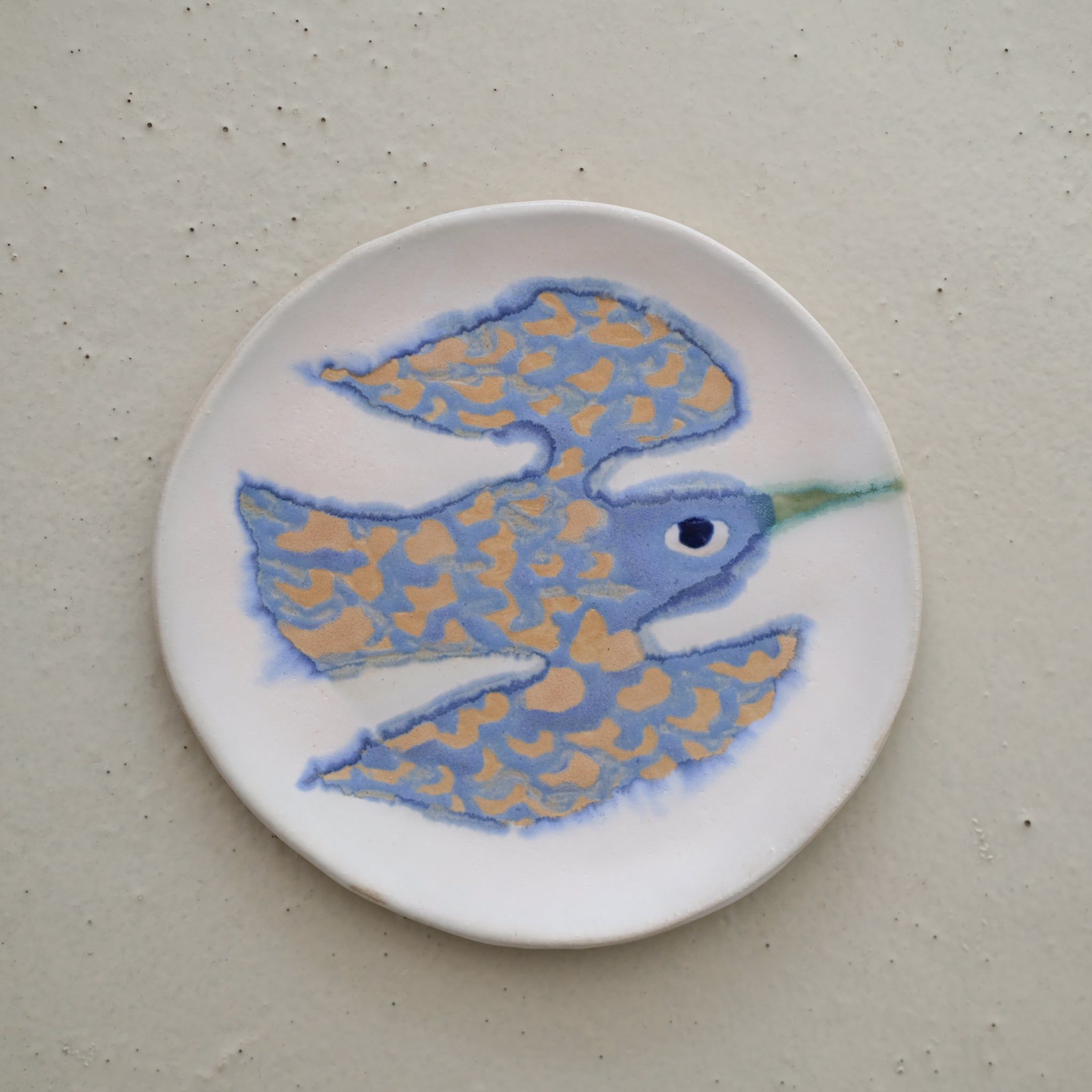 Assiette W24MY28 en grès D 16,5cm - multicolore de Marie-Yaé Suematsu chez Brutal Ceramics