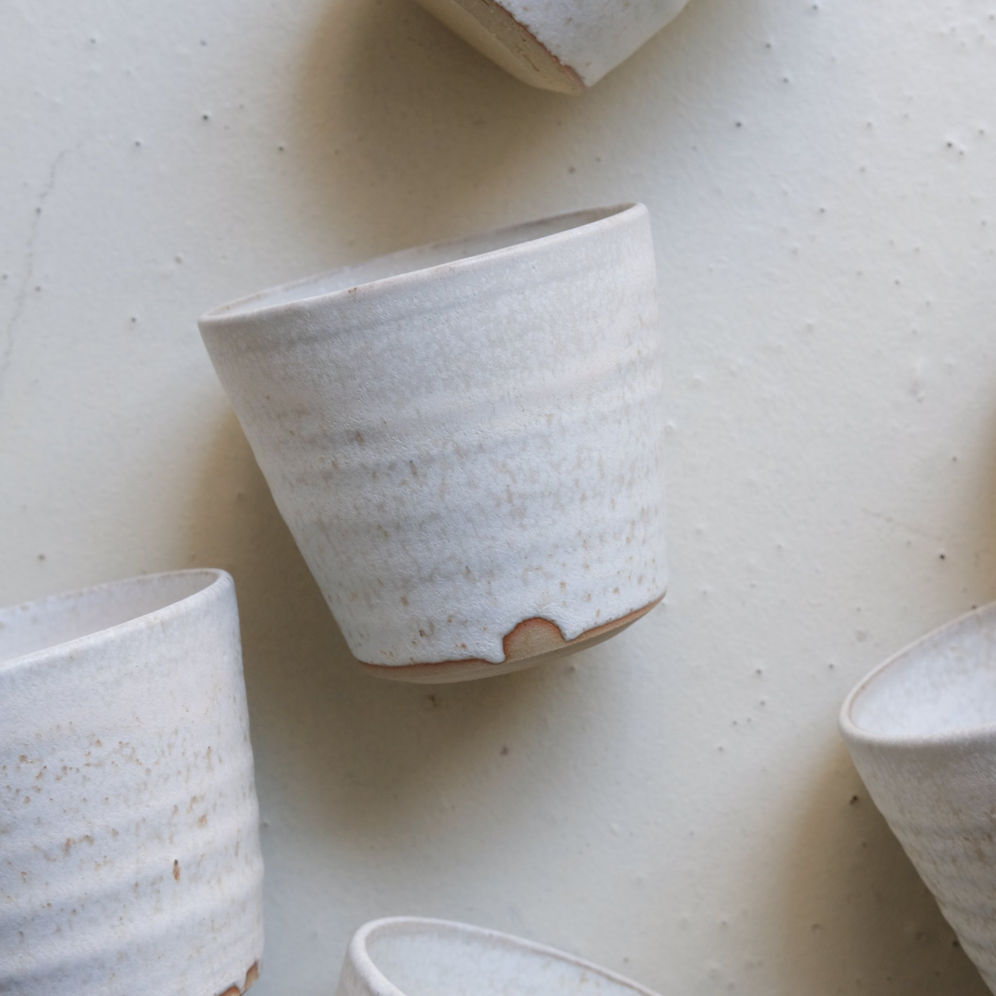 Tasse en grès 280ml - Blanc mat d'Hortense Montarnal chez Brutal Ceramics