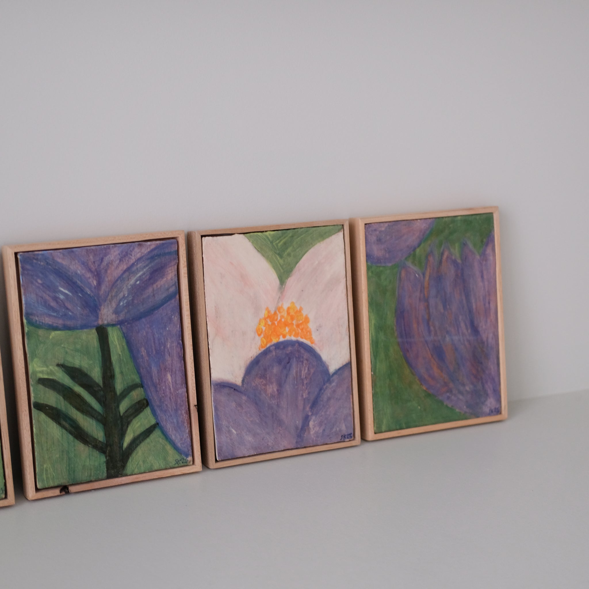 Tableau "Villequier n°03" - 15x21cm - Faience de Samantha Kerdine pour Brutal Ceramics