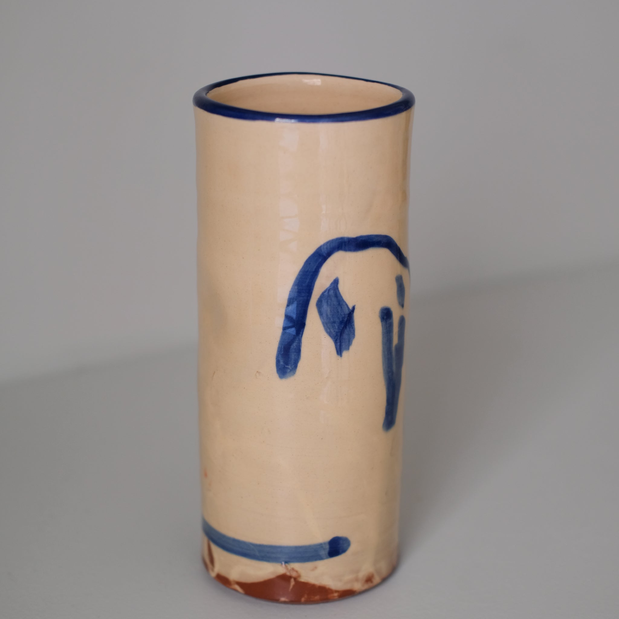 Vase SP26HB06 en faïence rouge H 23cm - Multicolore d'Héloise Bariol chez Brutal Ceramics