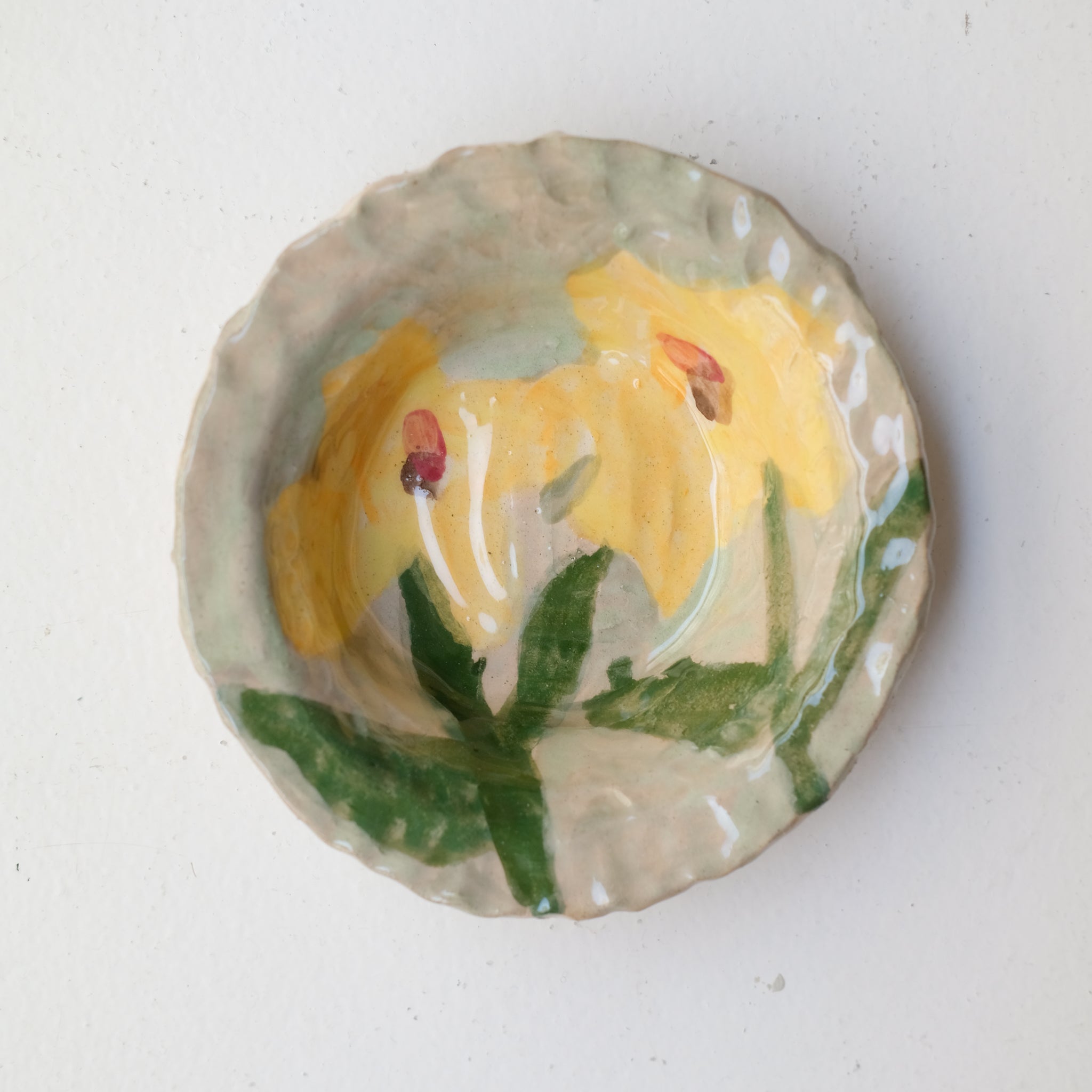 Bol 03 en faïence D 10cm - multicolore de Samantha Kerdine pour Brutal Ceramics