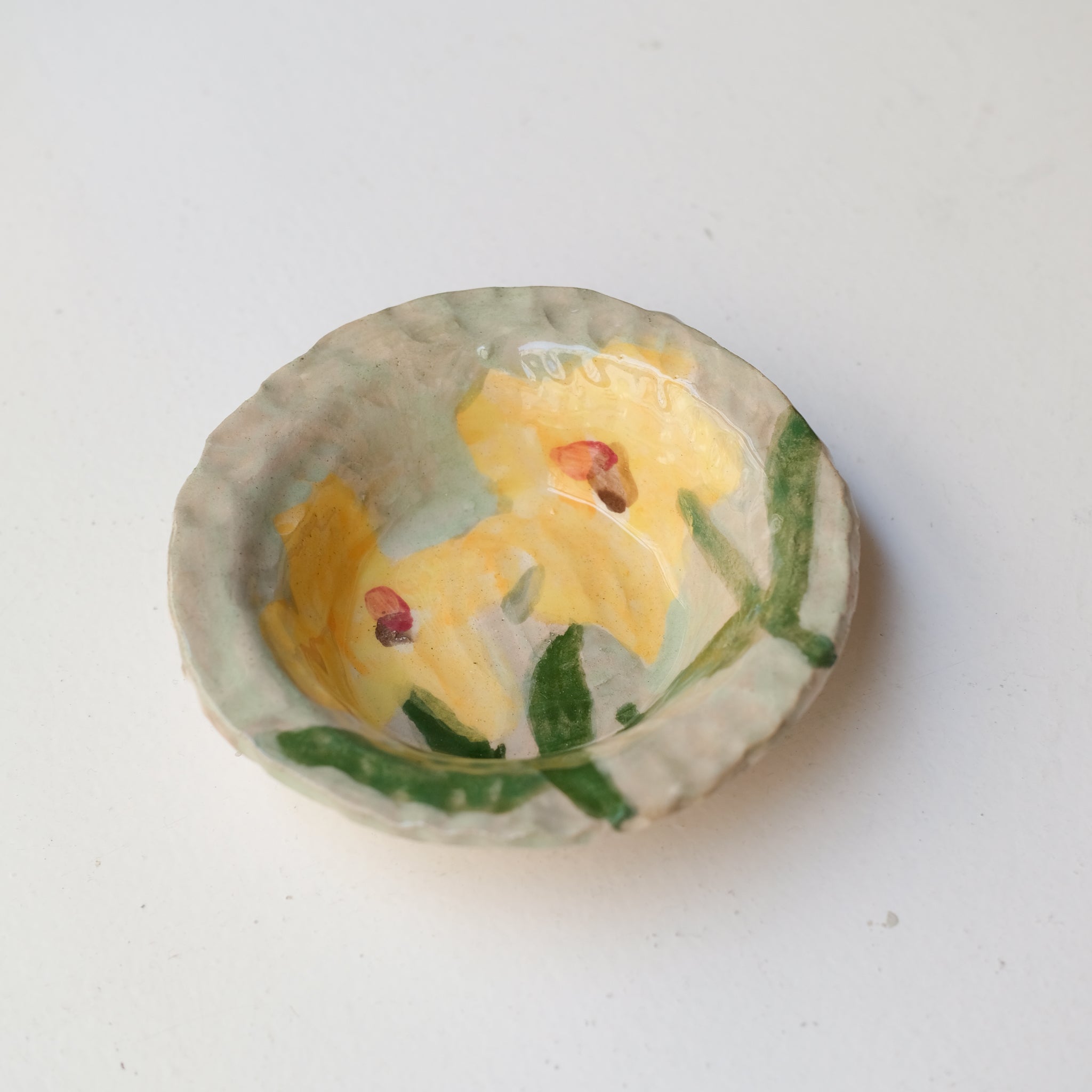 Bol 03 en faïence D 10cm - multicolore de Samantha Kerdine pour Brutal Ceramics