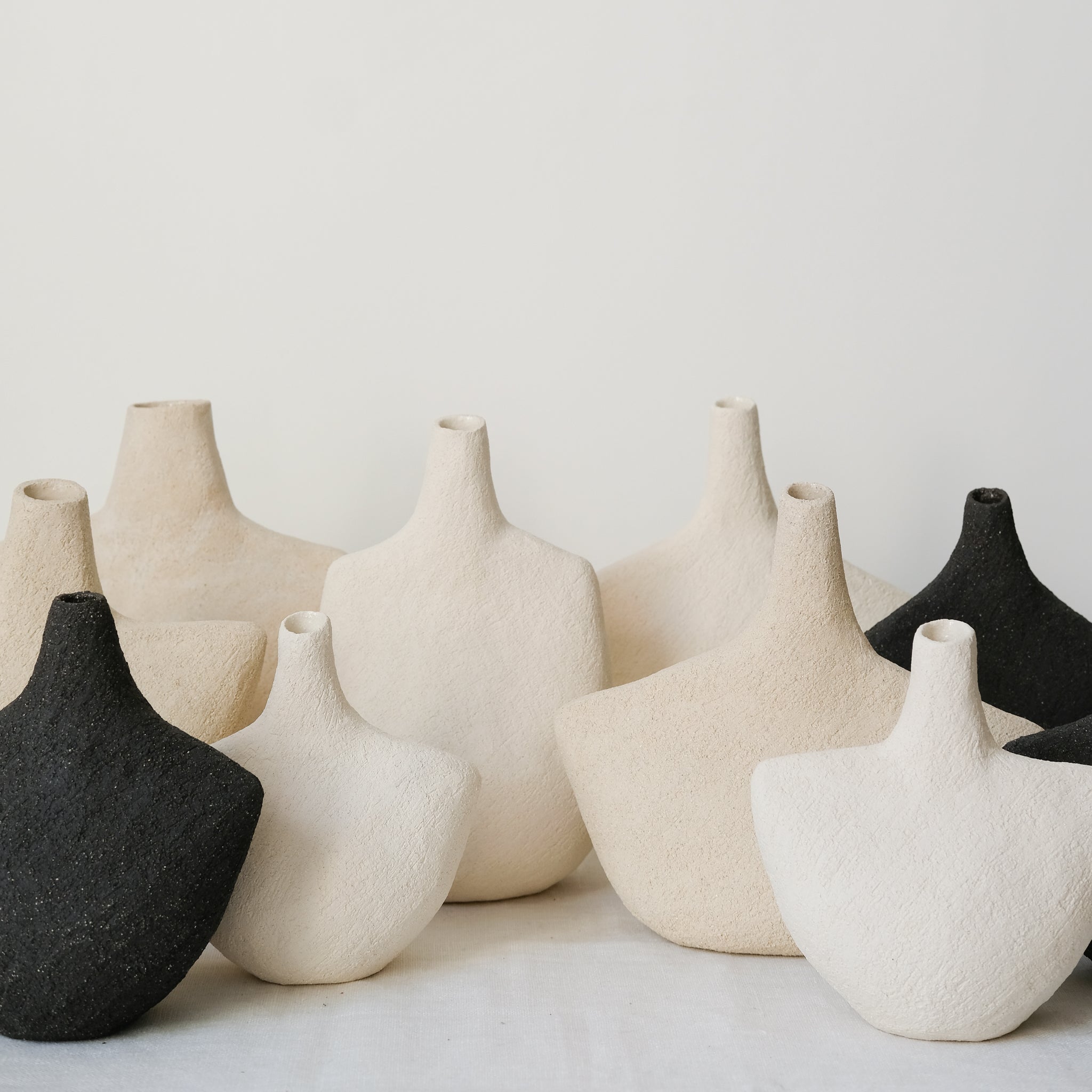 Grand vase Oiseau_04 - Blanc par Stéphanie Petit chez Brutal
