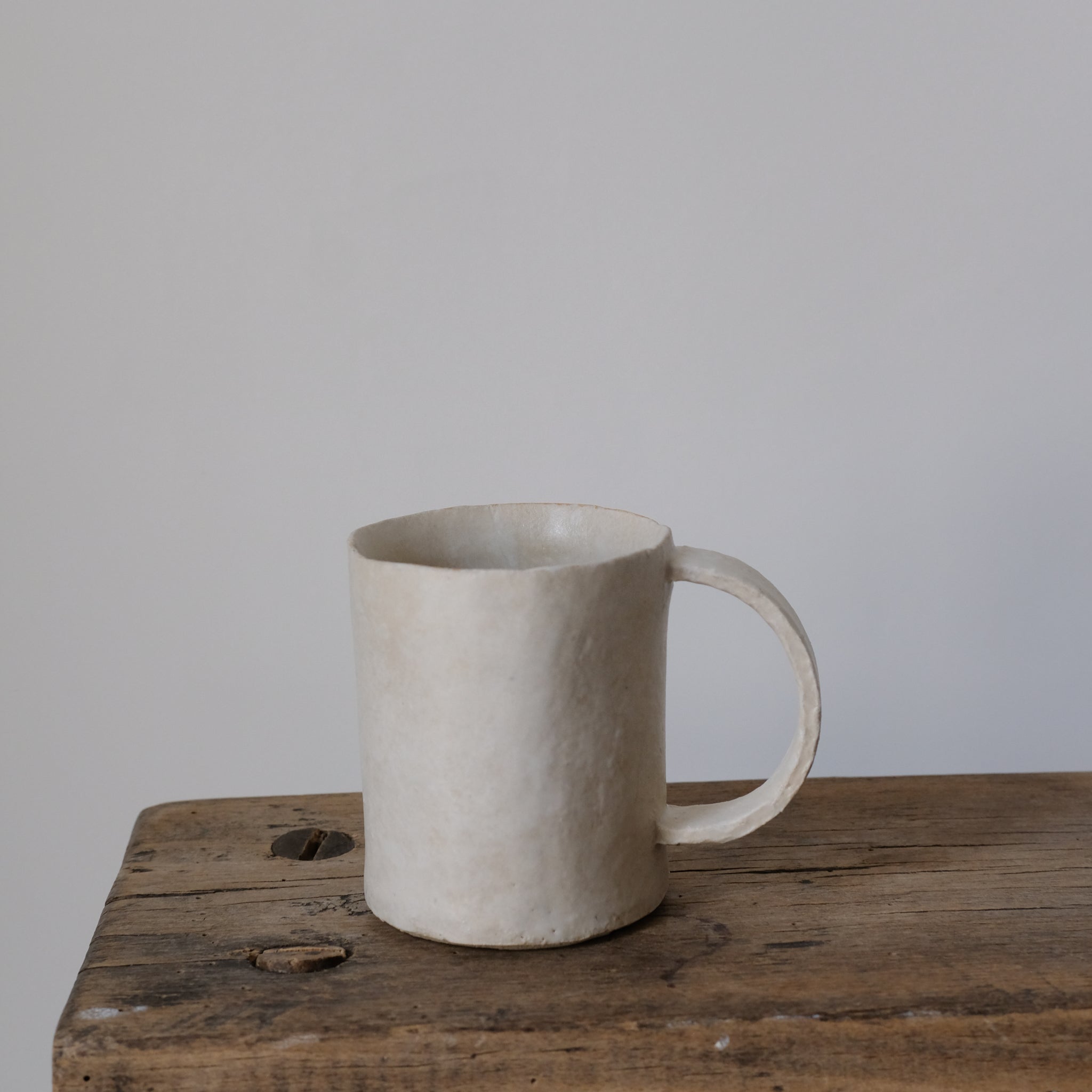 Tasse en grès et porcelaine 220ml - Blanc de Yellow Nose Studio