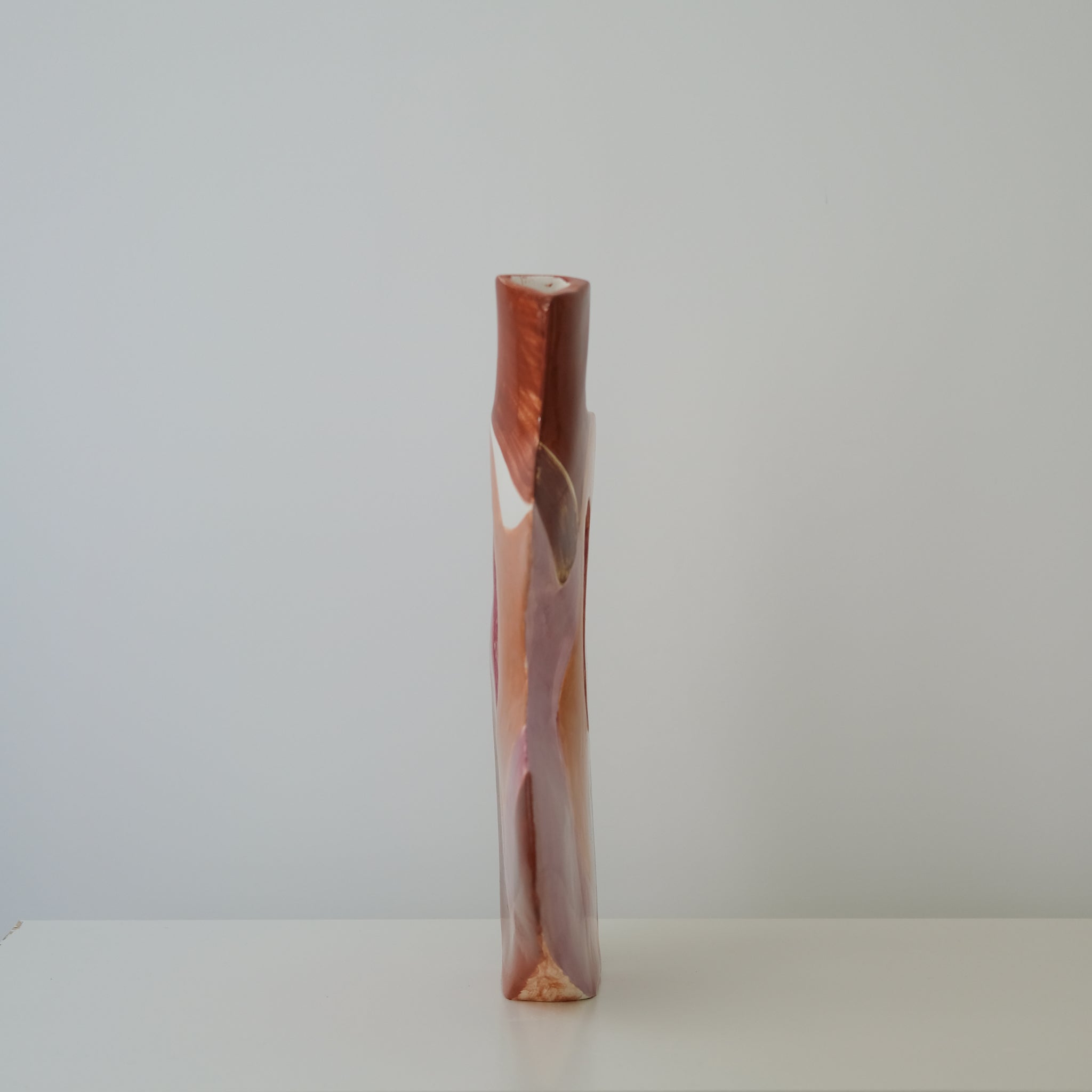 Vase en faïence H 42cm Milan par Rosi Mistou pour Brutal Ceramics
