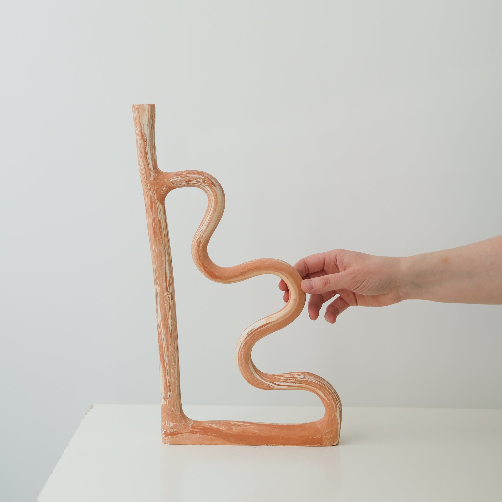 Bougeoir 05 H 40cm par Rosi Mistou pour Brutal Ceramics