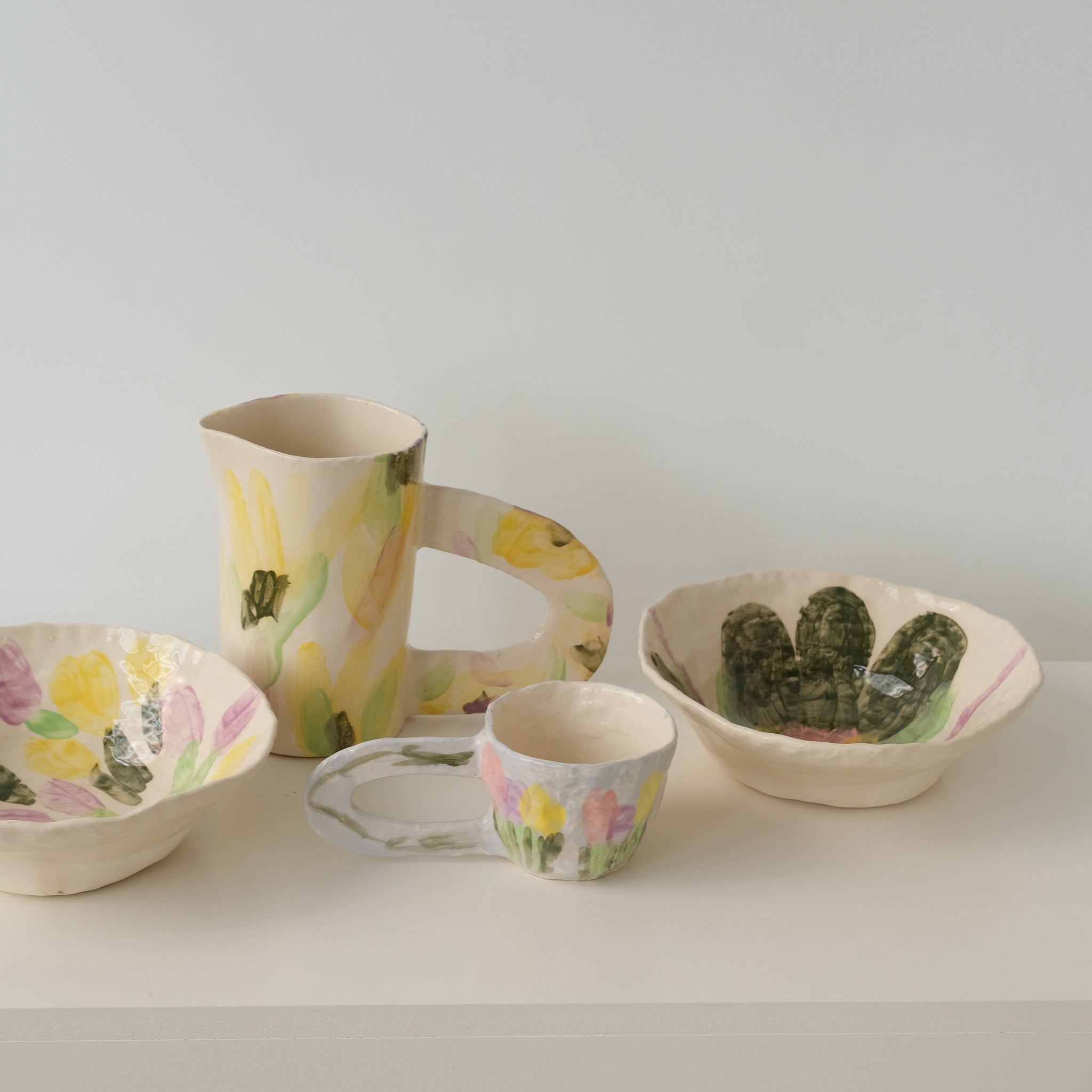 Tasse en faïence H 18cm paysage de Samantha Kerdine pour Brutal
