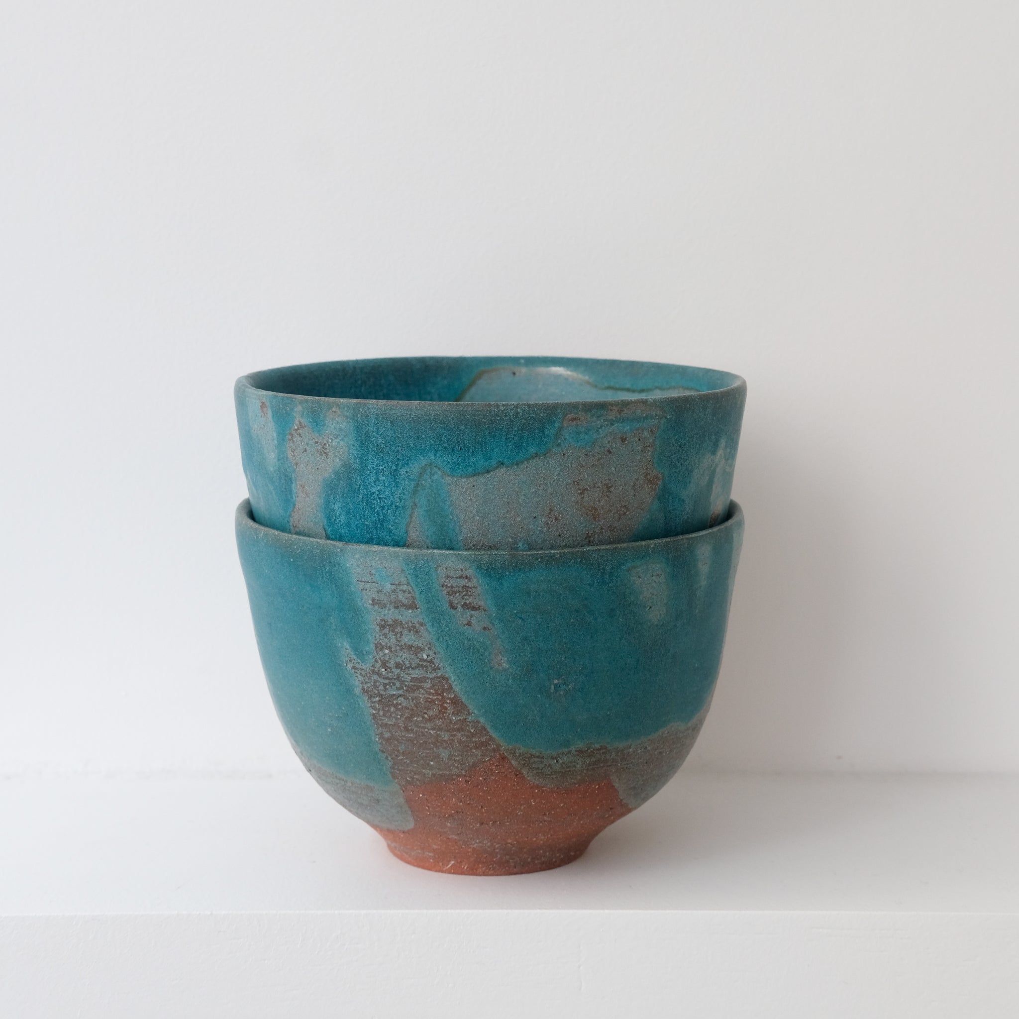 Bol en grès D13cm - bleu d'Aya Ogawa chez Brutal Ceramics