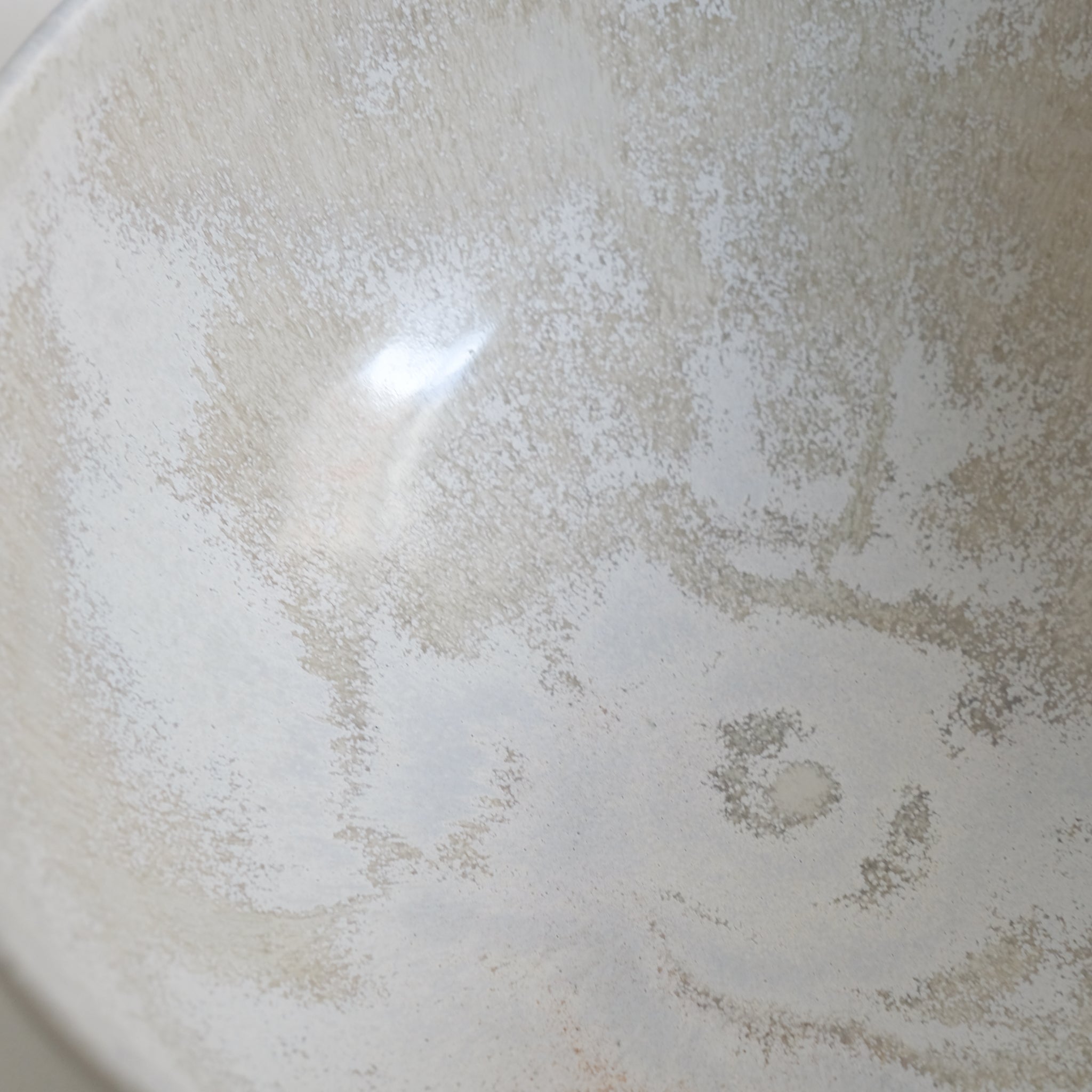 Saladier D 20cm - Blanc givré d'Origine Ceramique chez Brutal Ceramics