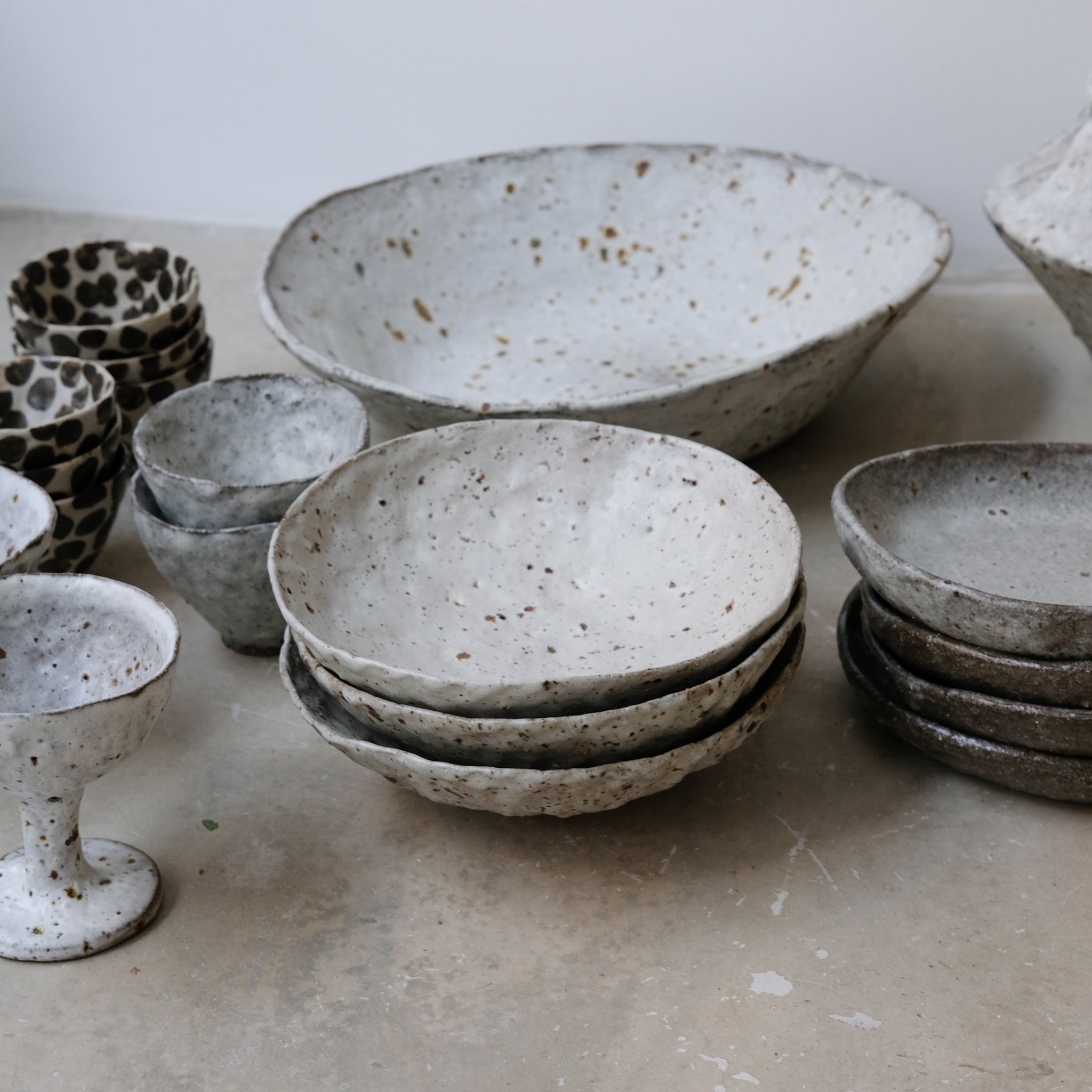 Bol D20cm en terre glanée par la céramiste Potry chez Brutal Ceramics