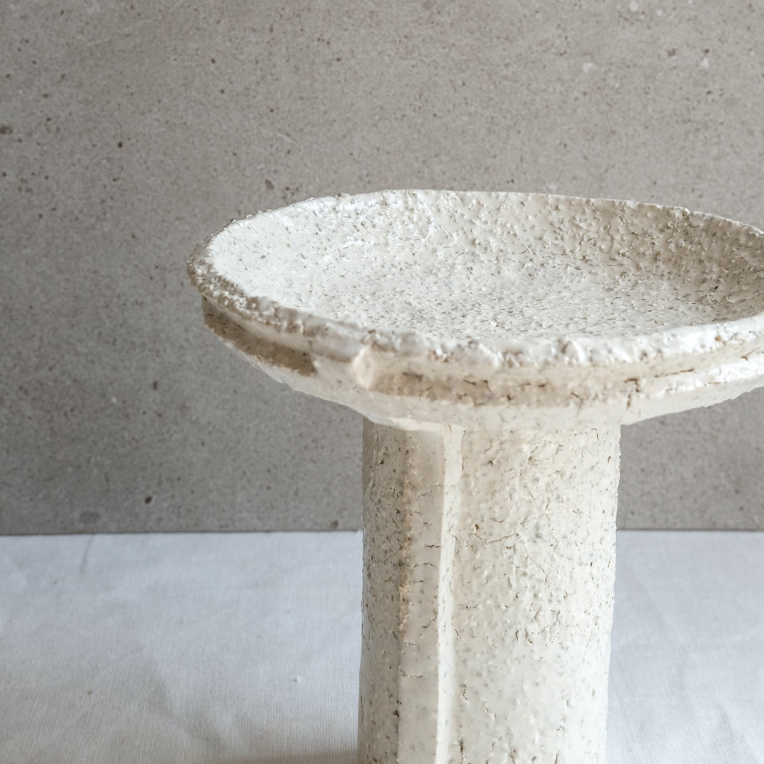 Coupe en grès - Blanc