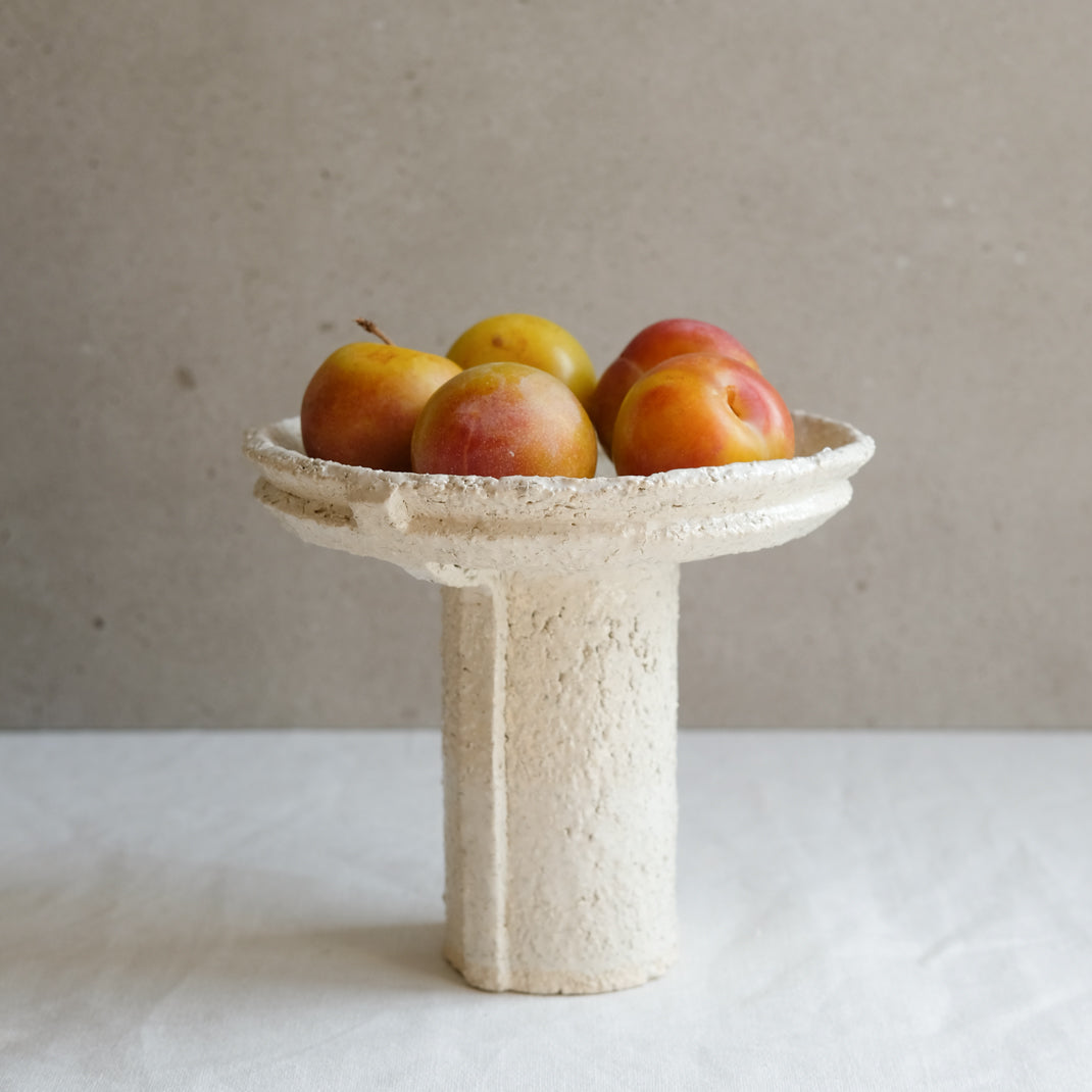 Stoneware cup - White
