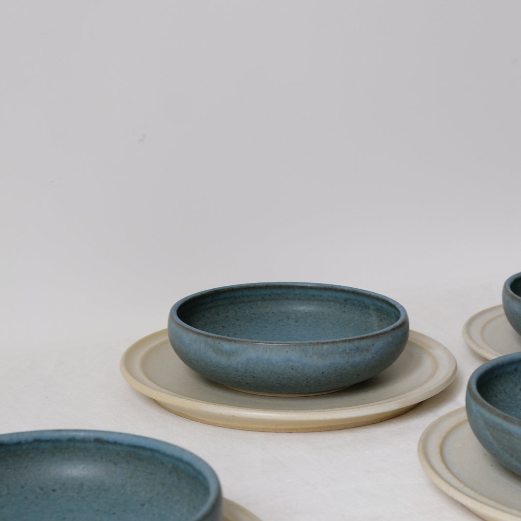 Bol plat en grès par Malo Atelier chez Brutal Ceramics