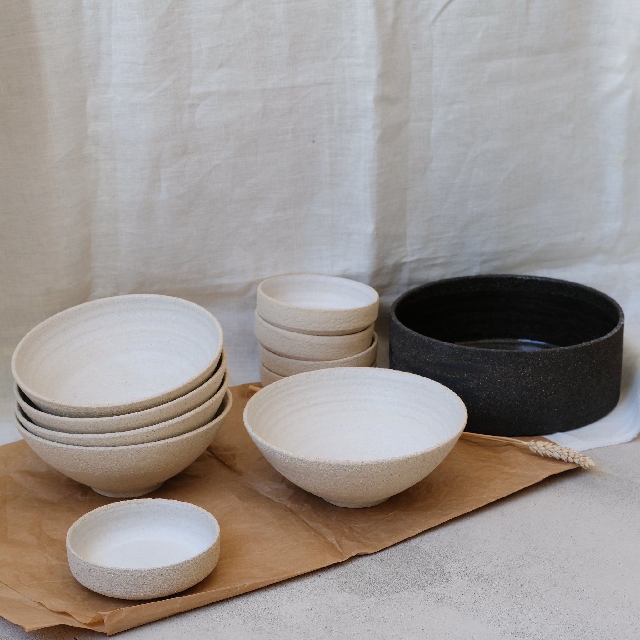 Bol en grès par Pauline Boisaubert chez Brutal Ceramics
