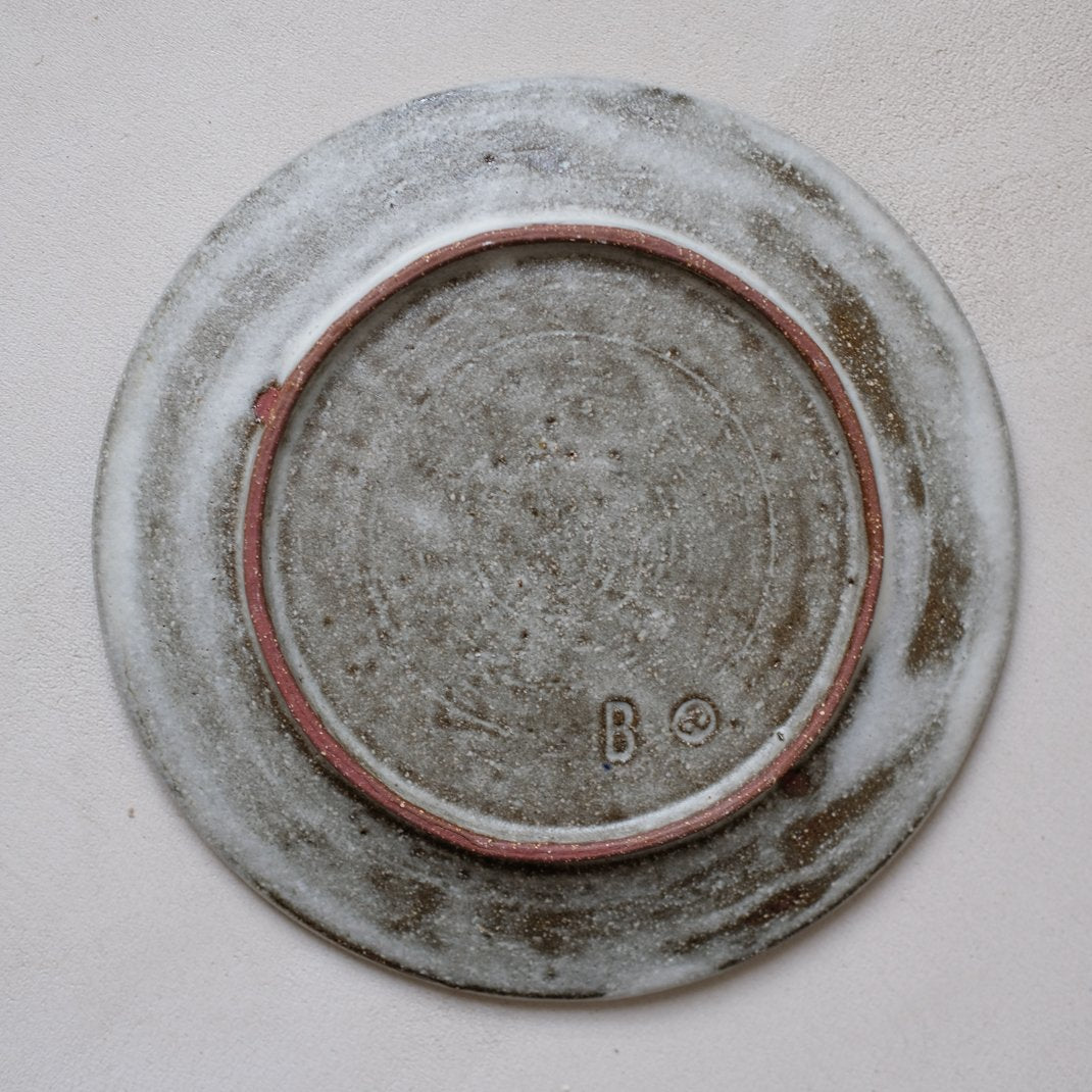 Assiette faite exclusivement par Benoit Audureau pour Brutal Ceramics