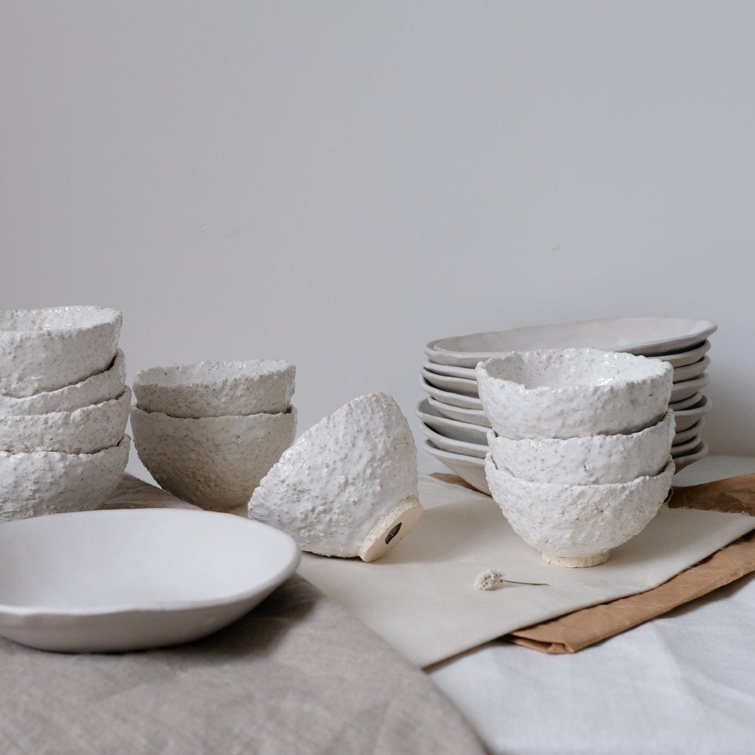 Bol en grès chamotté par Mathilde Martin chez Brutal Ceramics