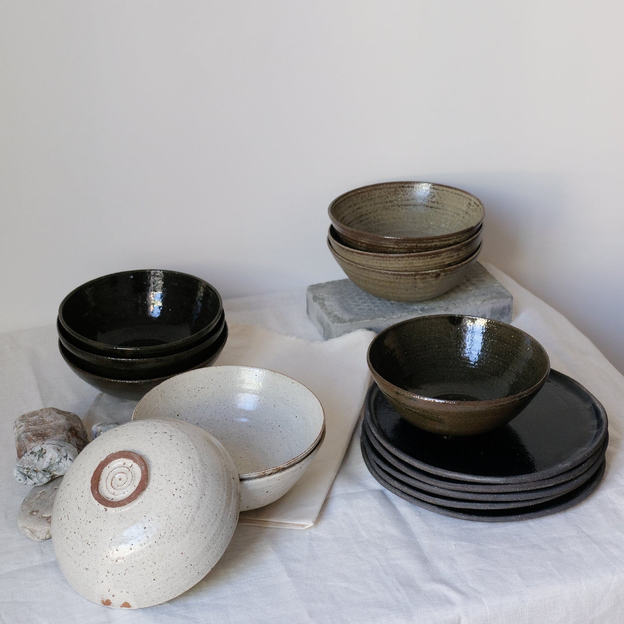 Bol vert de Candy Vitrac chez Brutal Ceramics