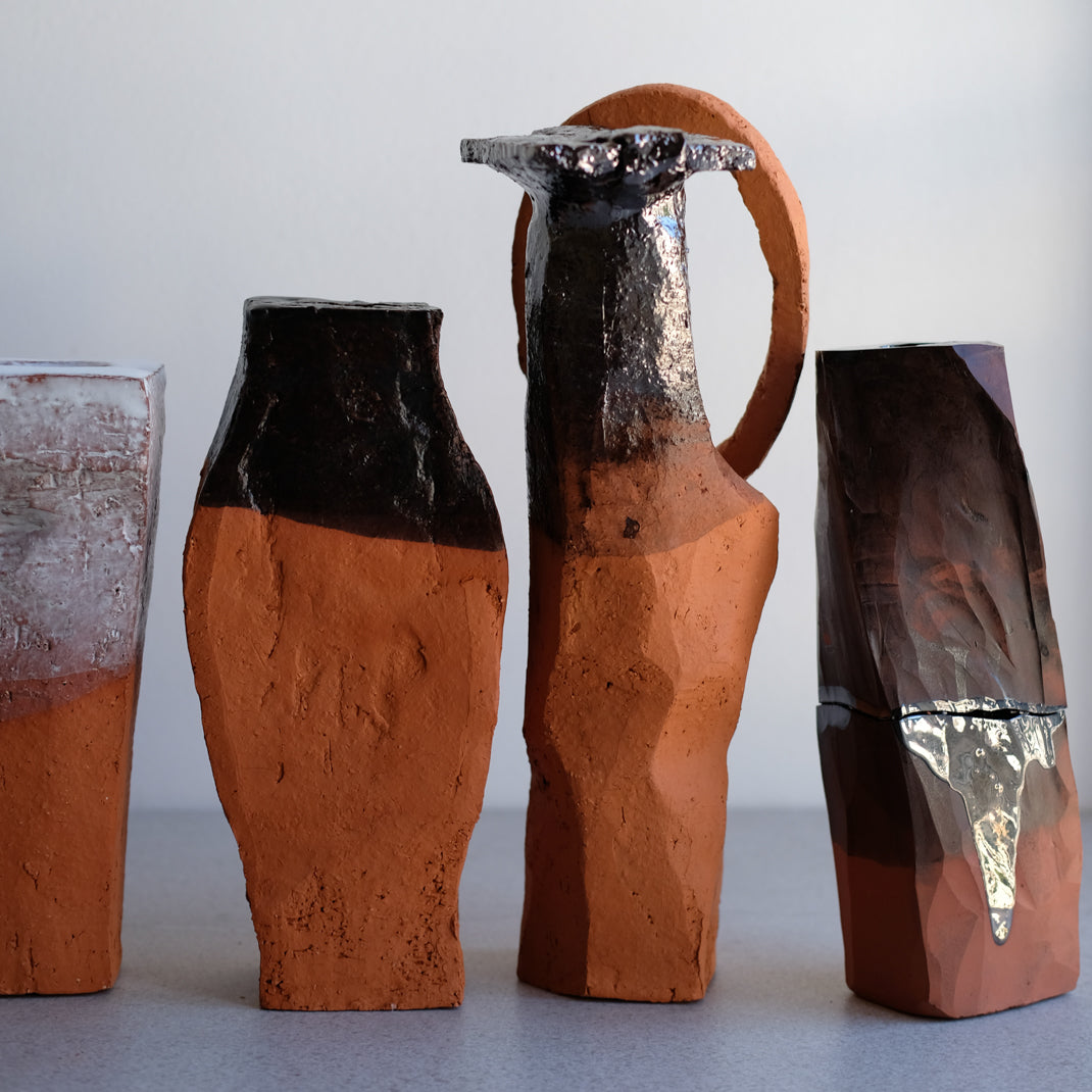Vase Kume_17 d'Emmanuelle Roule chez Brutal Ceramics