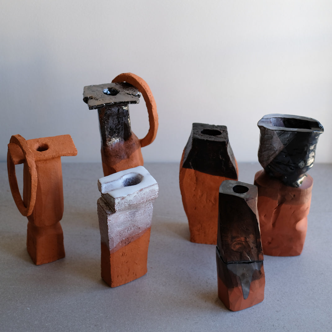 Vase Nando_02 d'Emmanuelle Roule chez Brutal Ceramics