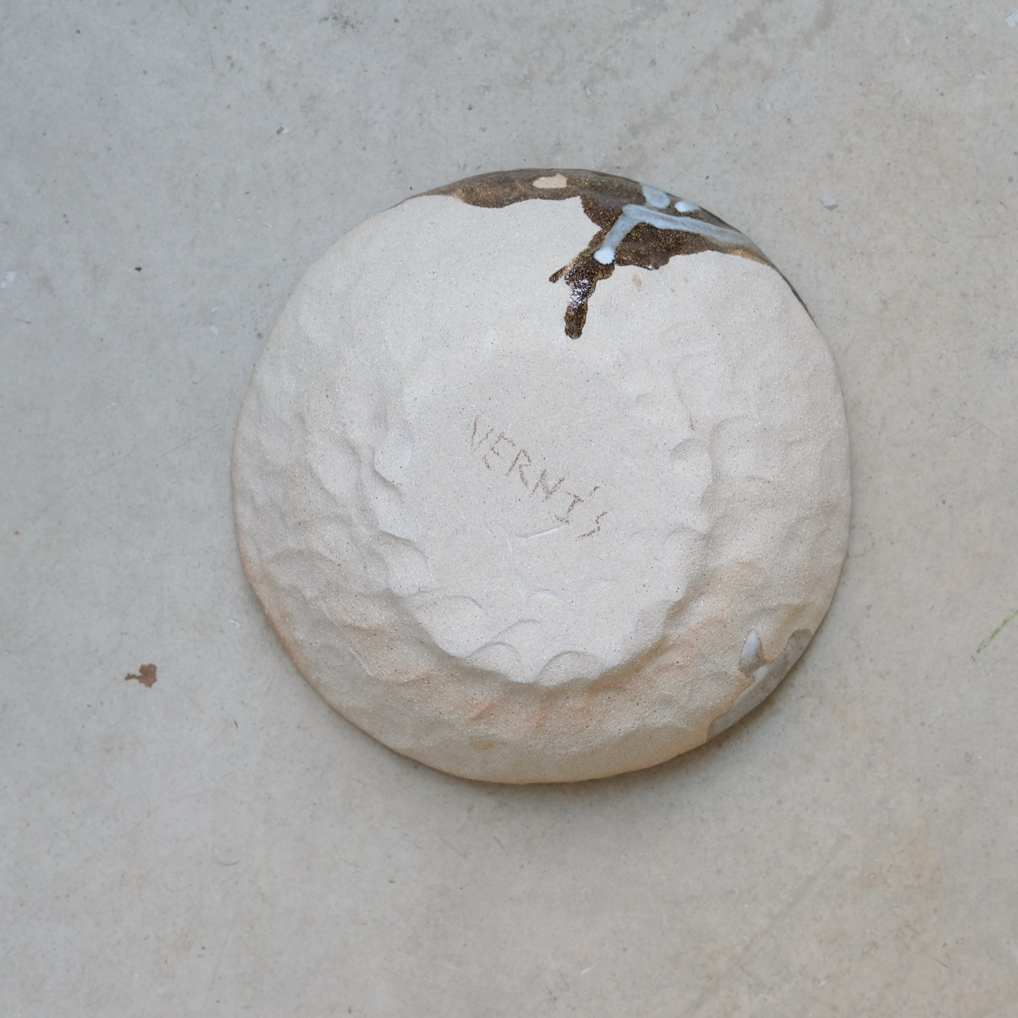 Bol en grès D 19cm - Vert et bleu d'Estudio Vernis chez Brutal Ceramics