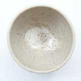 Bolinet-Tasse en grès cuisson bois 90ml (13) -blanc cassé de Maud Thiefaine chez Brutal Ceramics