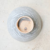 Bol à nouille D 19,5cm /gris et engobe blanc de Dauphine Scalbert chez Brutal Ceramics