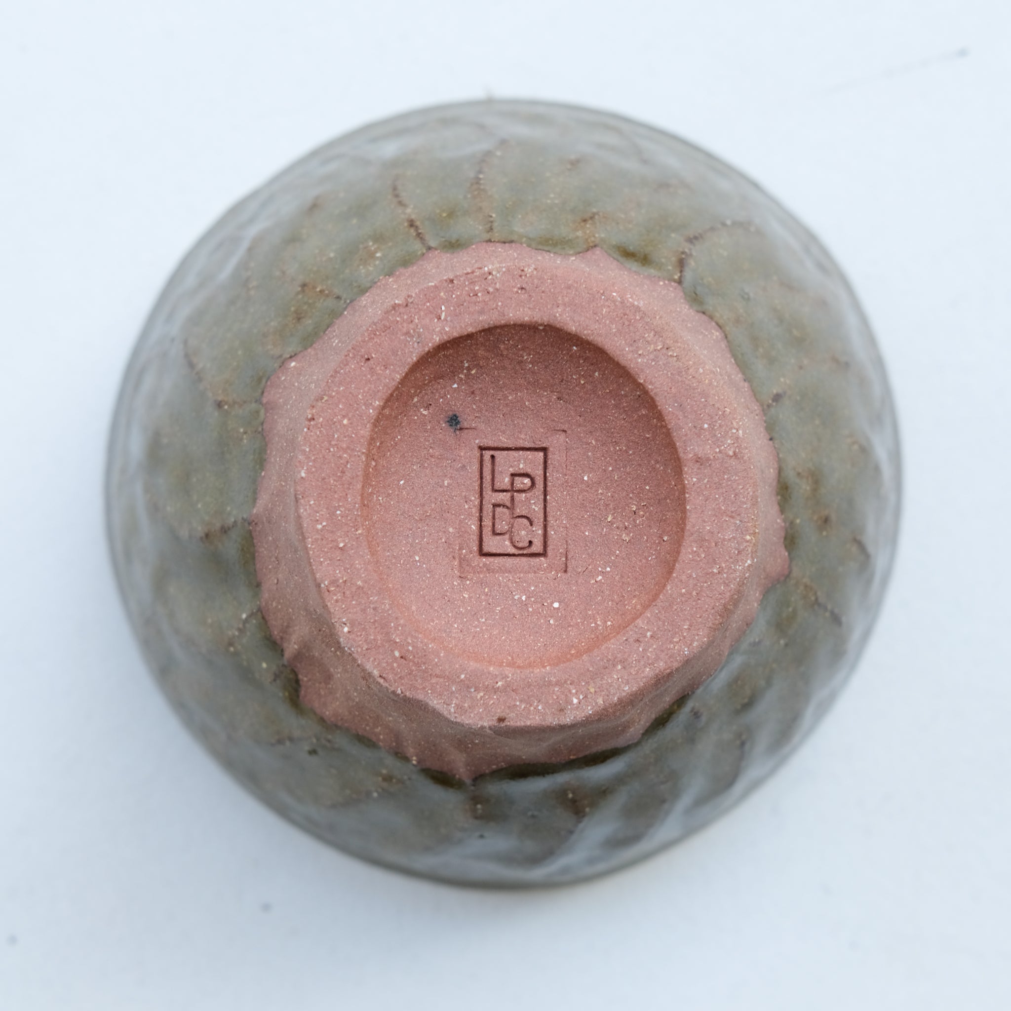 Bol en grès D 12cm - Vert Satiné de La Poterie du Chaillou chez Brutal Ceramics
