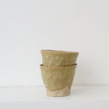 Tasse en grès 70ml - Jaune clair de La Poterie du Chaillou chez Brutal Ceramics