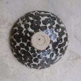 Bol en terre glanée D 16,5cm - Pois brun par Potry chez Brutal Ceramics