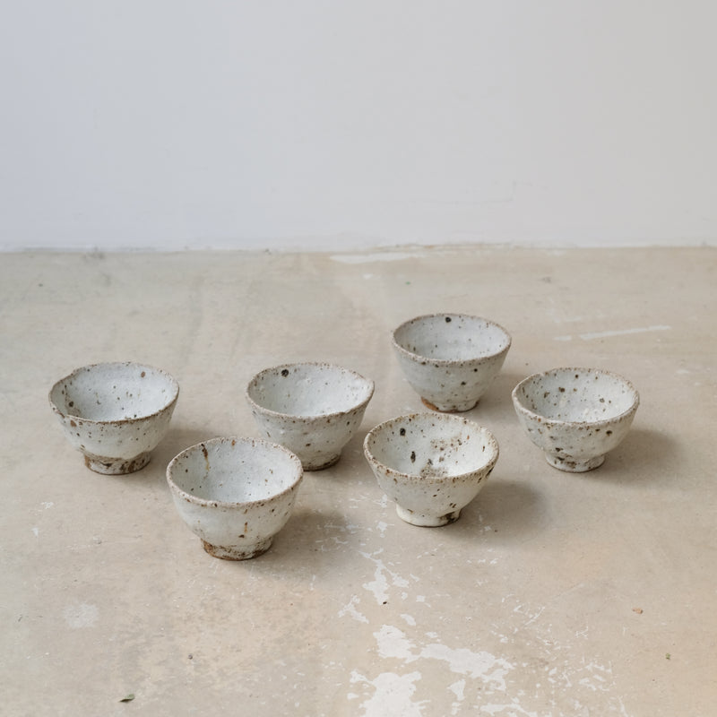 tasse en terre d'aizenay 120ml - blanc mat de Benoit Audureau chez Brutal Ceramics