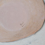 Plateau Gigi 02 en grès L 32cm -blanc mat de Katia Soussan chez Brutal Ceramics
