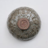 Bol en terre glanée D 12,5cm -Vert Gris satiné par Potry chez Brutal Ceramics