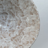 Bol en grès D 17cm - Brun et blanc d'Apollonie Ceramics chez Brutal Ceramics