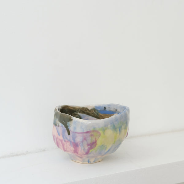 Tasse 03 en grès 180ml - multicolore de Camille Létoffé chez Brutal Ceramics