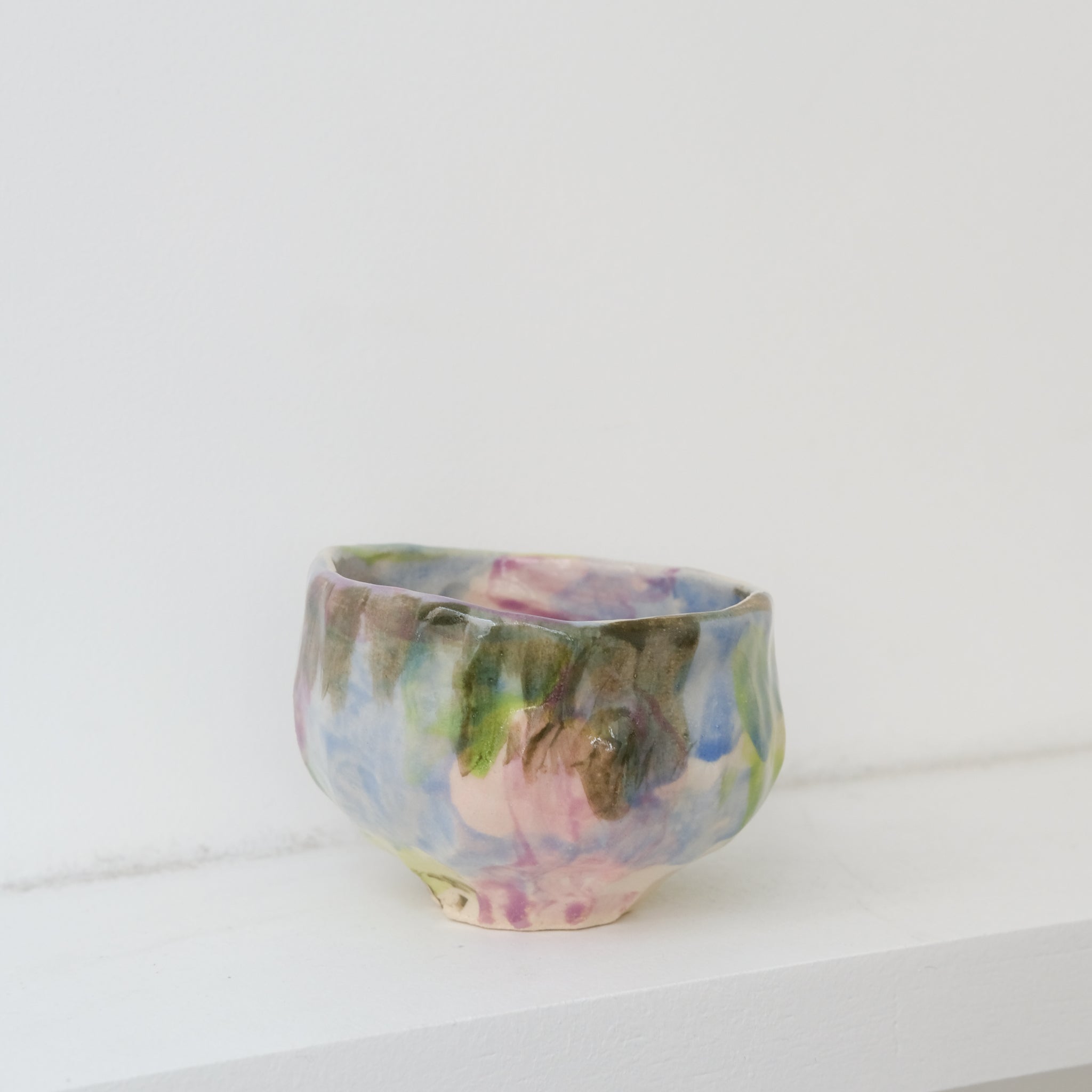 Tasse 03 en grès 180ml - multicolore de Camille Létoffé chez Brutal Ceramics
