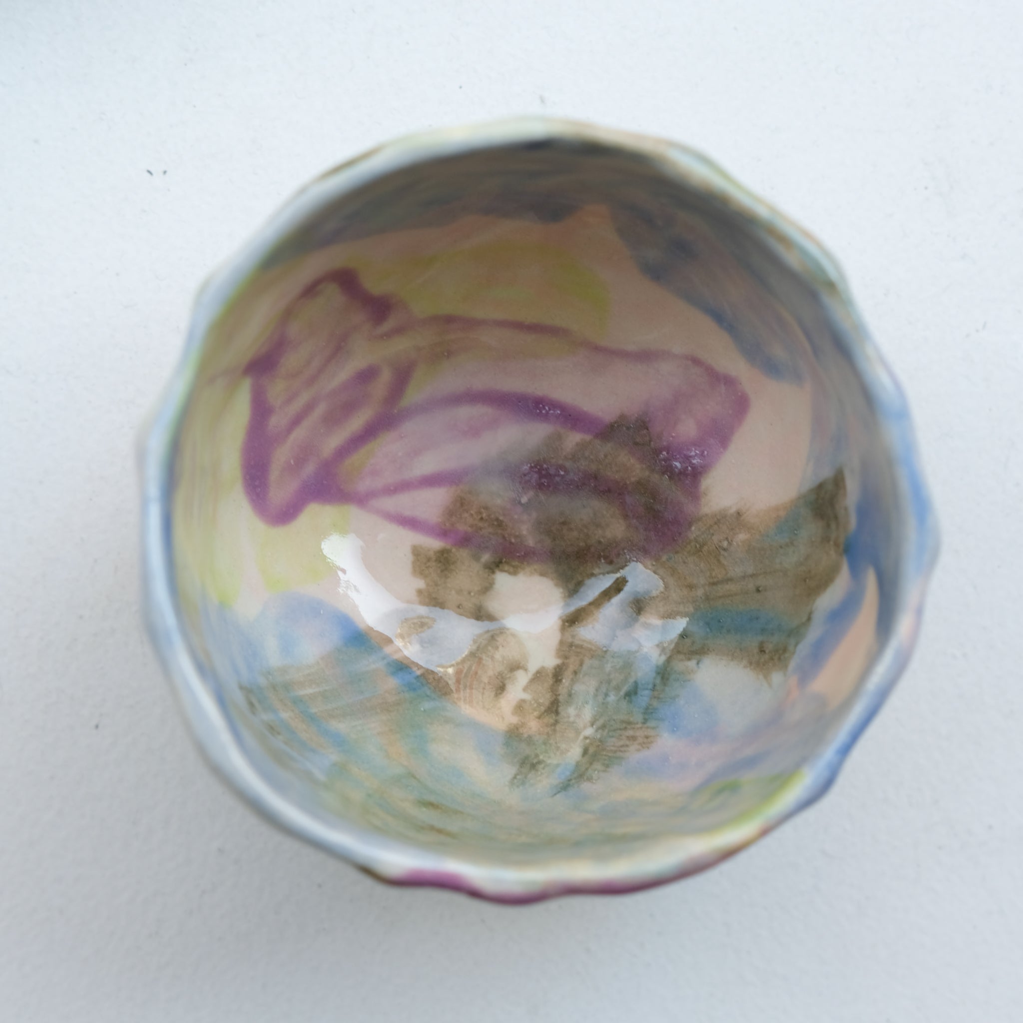 Tasse 04 en grès 180ml - multicolore de Camille Létoffé chez Brutal Ceramics